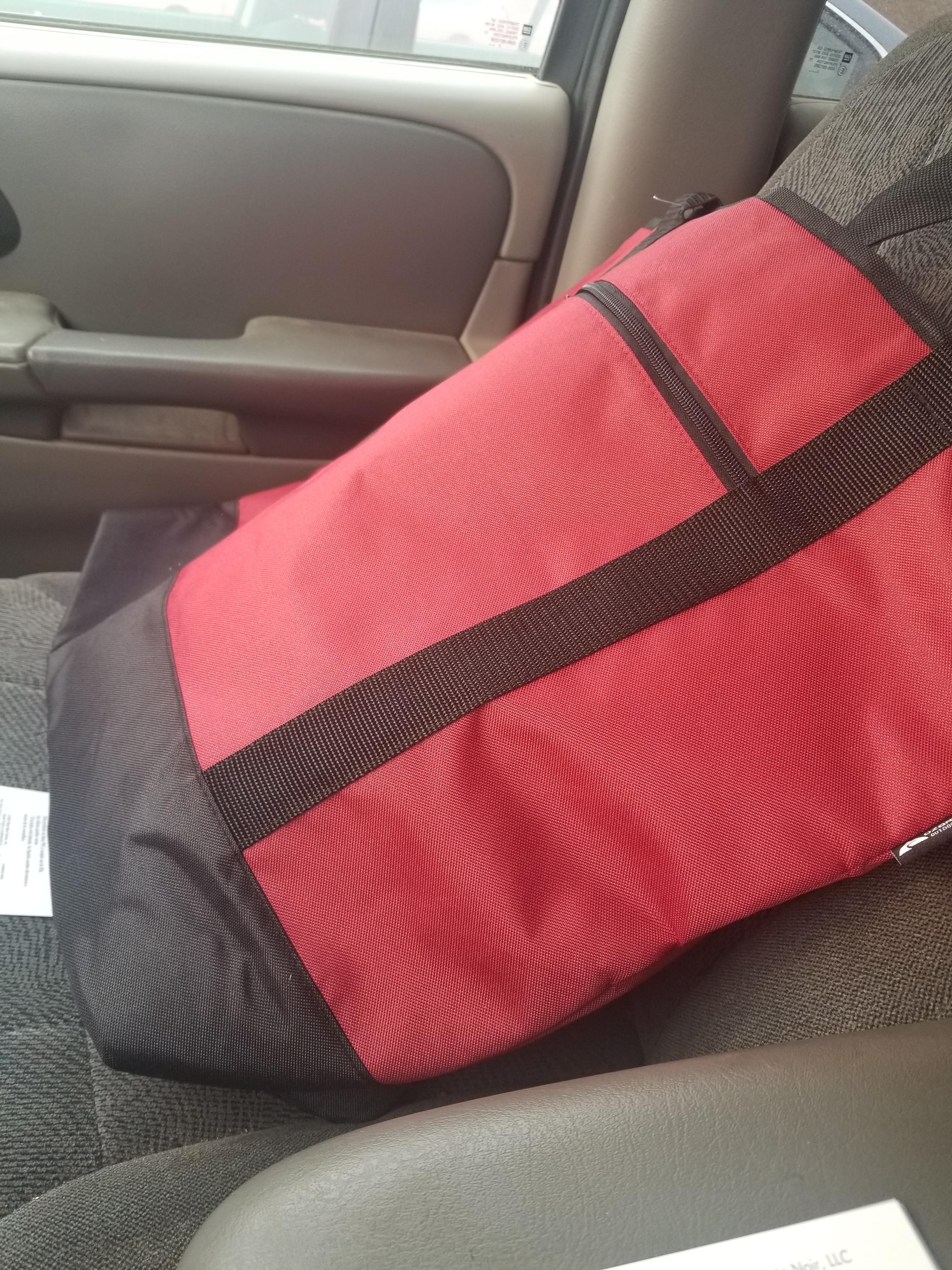 50 can thermal bag for 5 bucks at walmart. Now I can carry those bigger