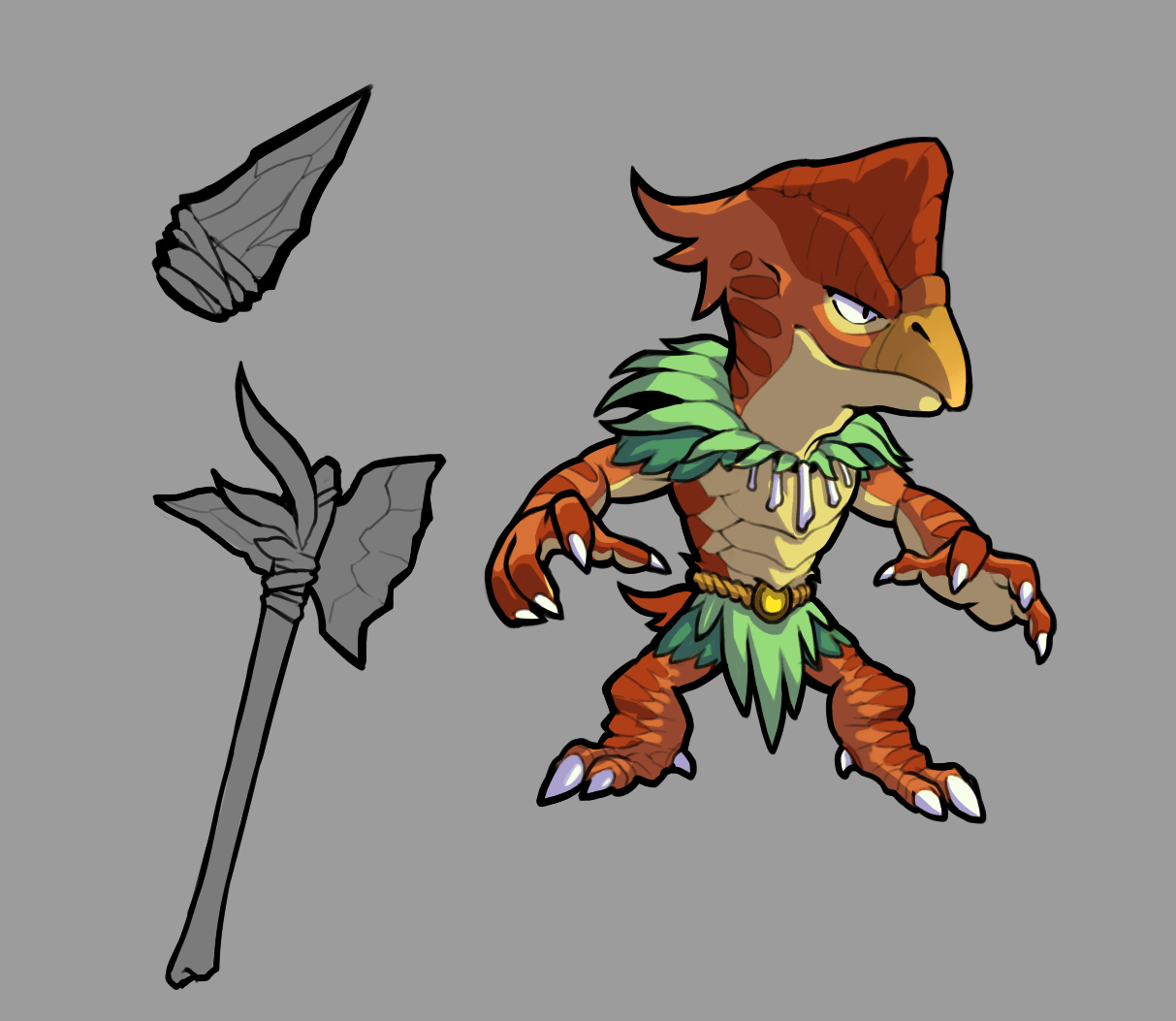 Skin concept Primordial Ragnir r/Brawlhalla