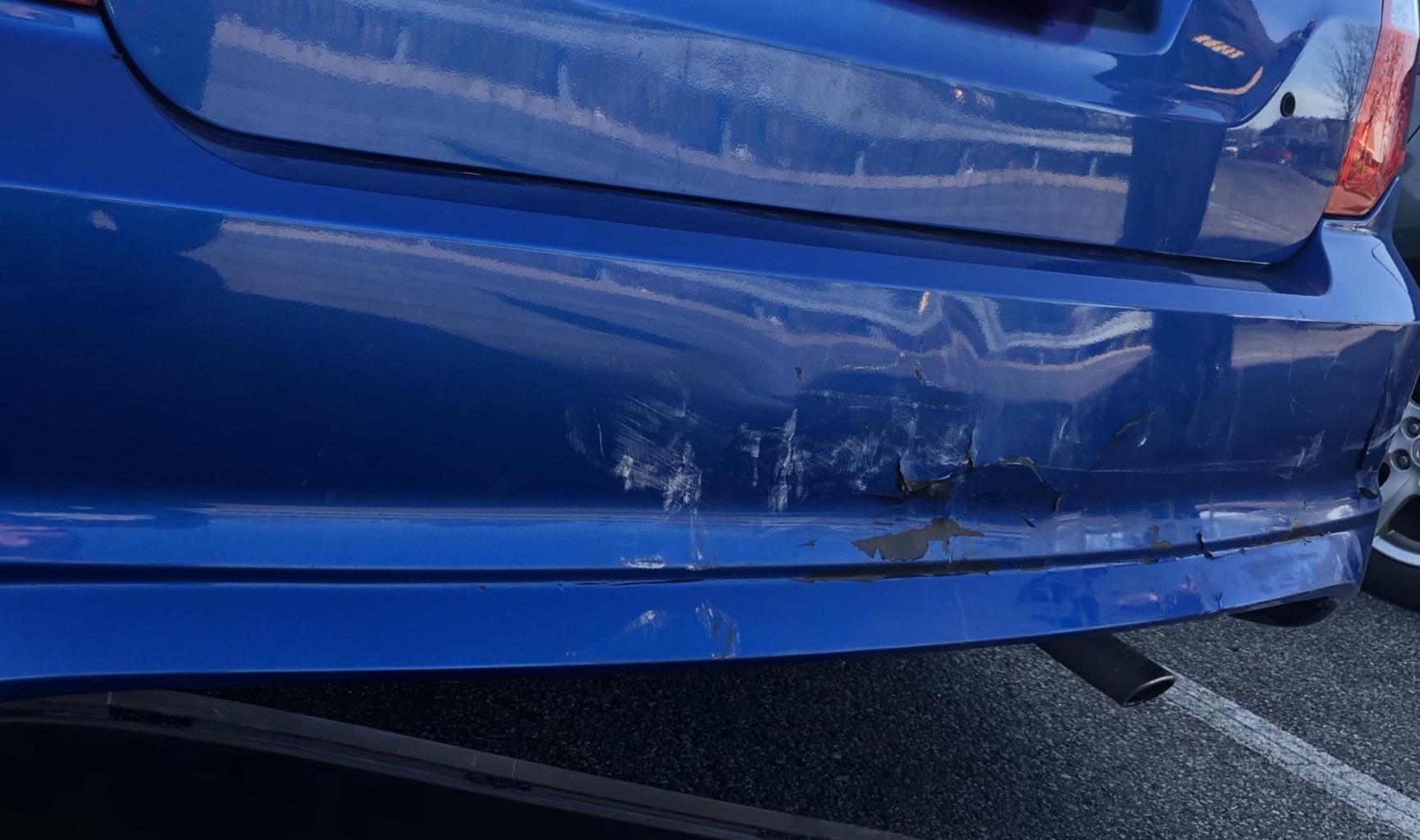 The damage to my 2012 that made the insurance company deem her a “total
