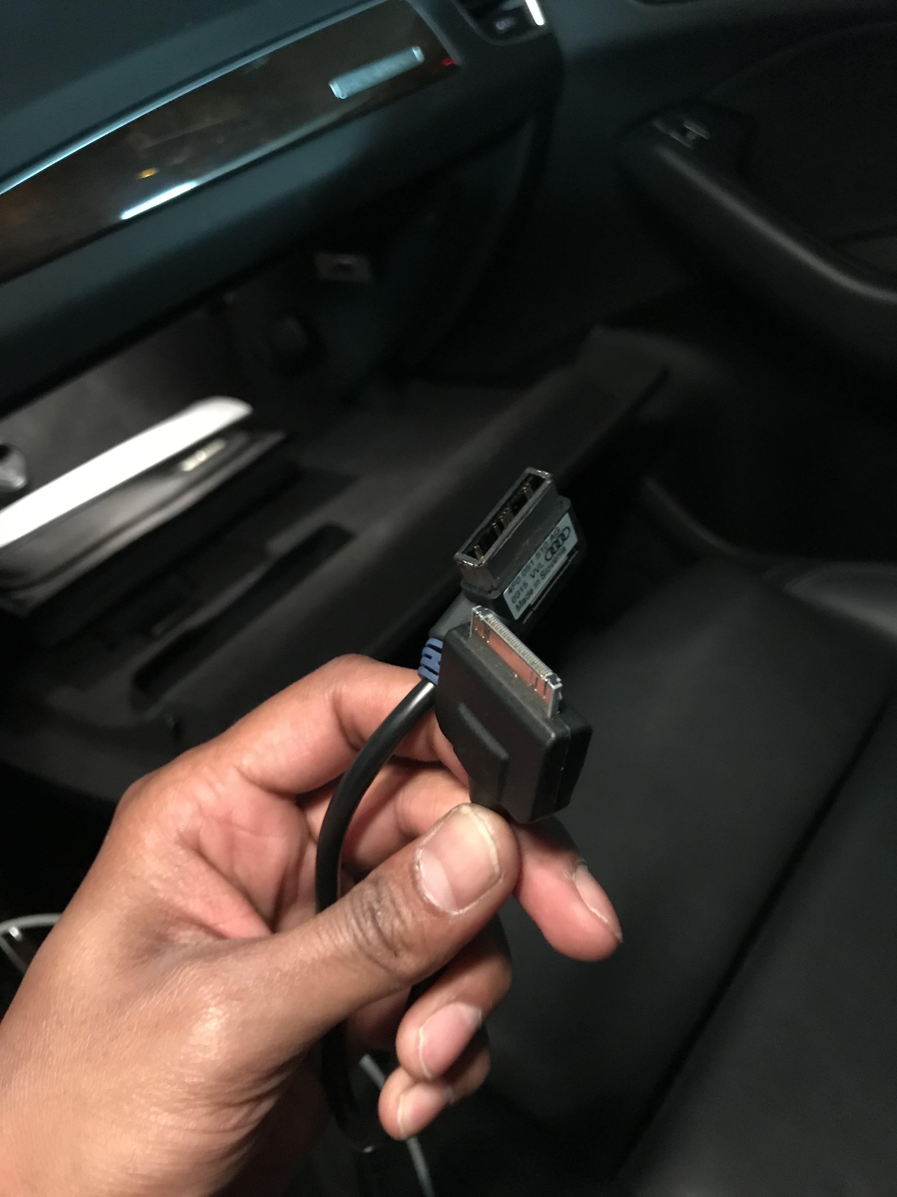 Just got a used 2015 Audi Q5 3.0 SLine trim and noticed the usb