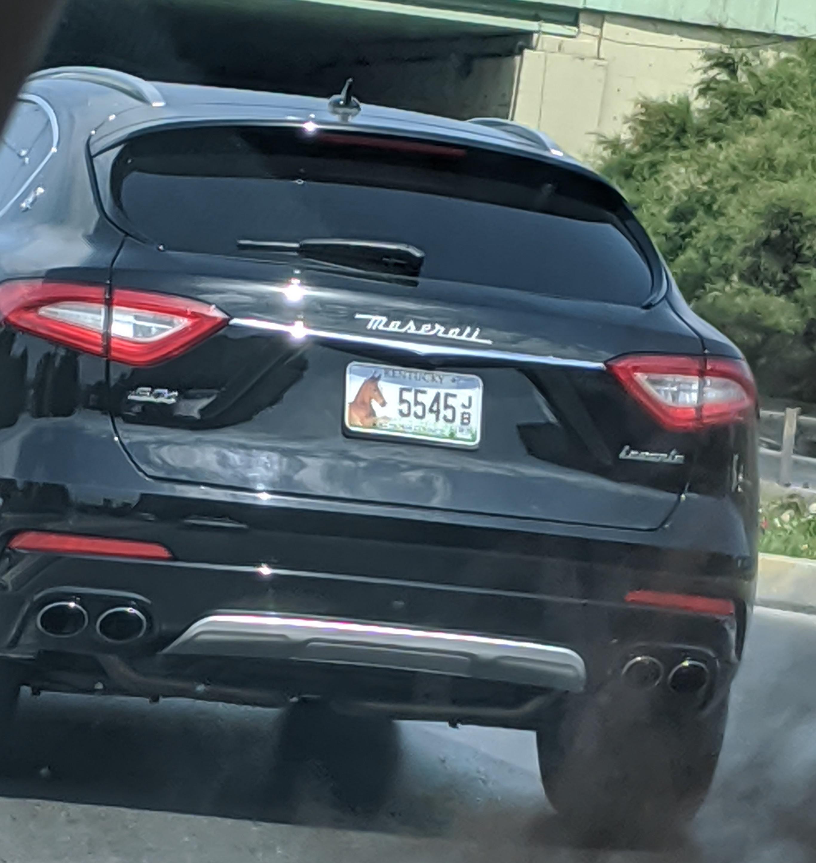 Is this a genuine Kentucky license plate? We are VERY far away (+5000