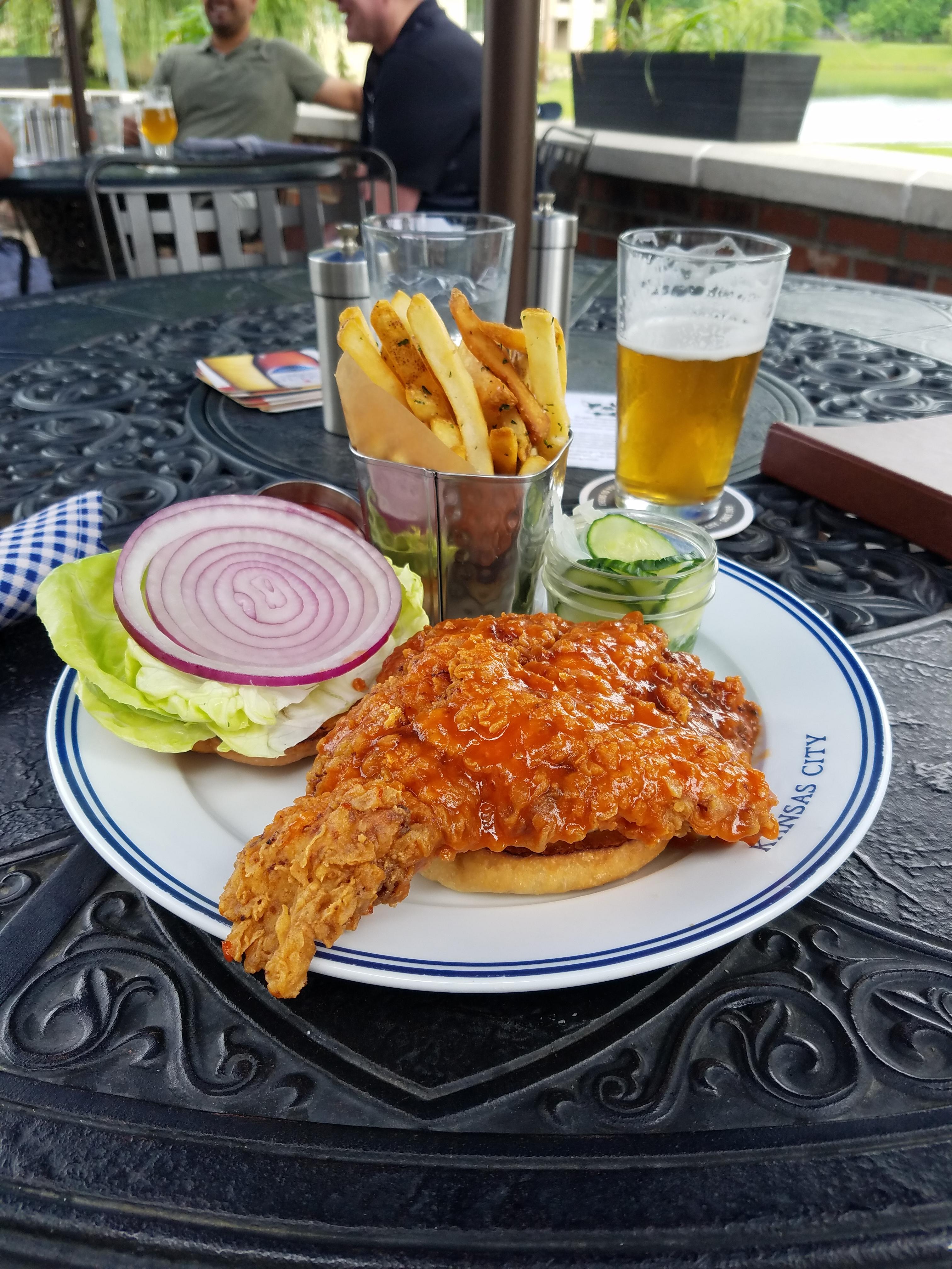 Spicy Chicken Sandwich at Rye in Leawood, KS r/eatsandwiches