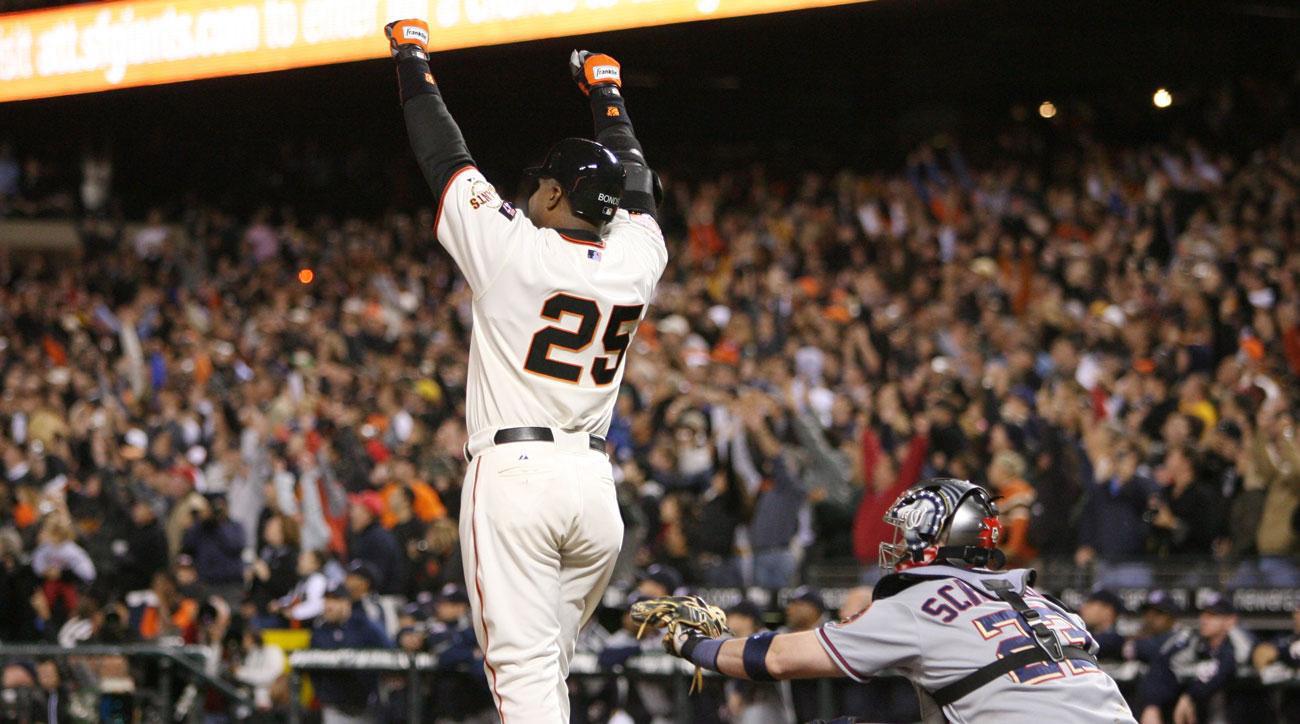 On this day (8/7/07) in Giants history Barry Bonds hits home run