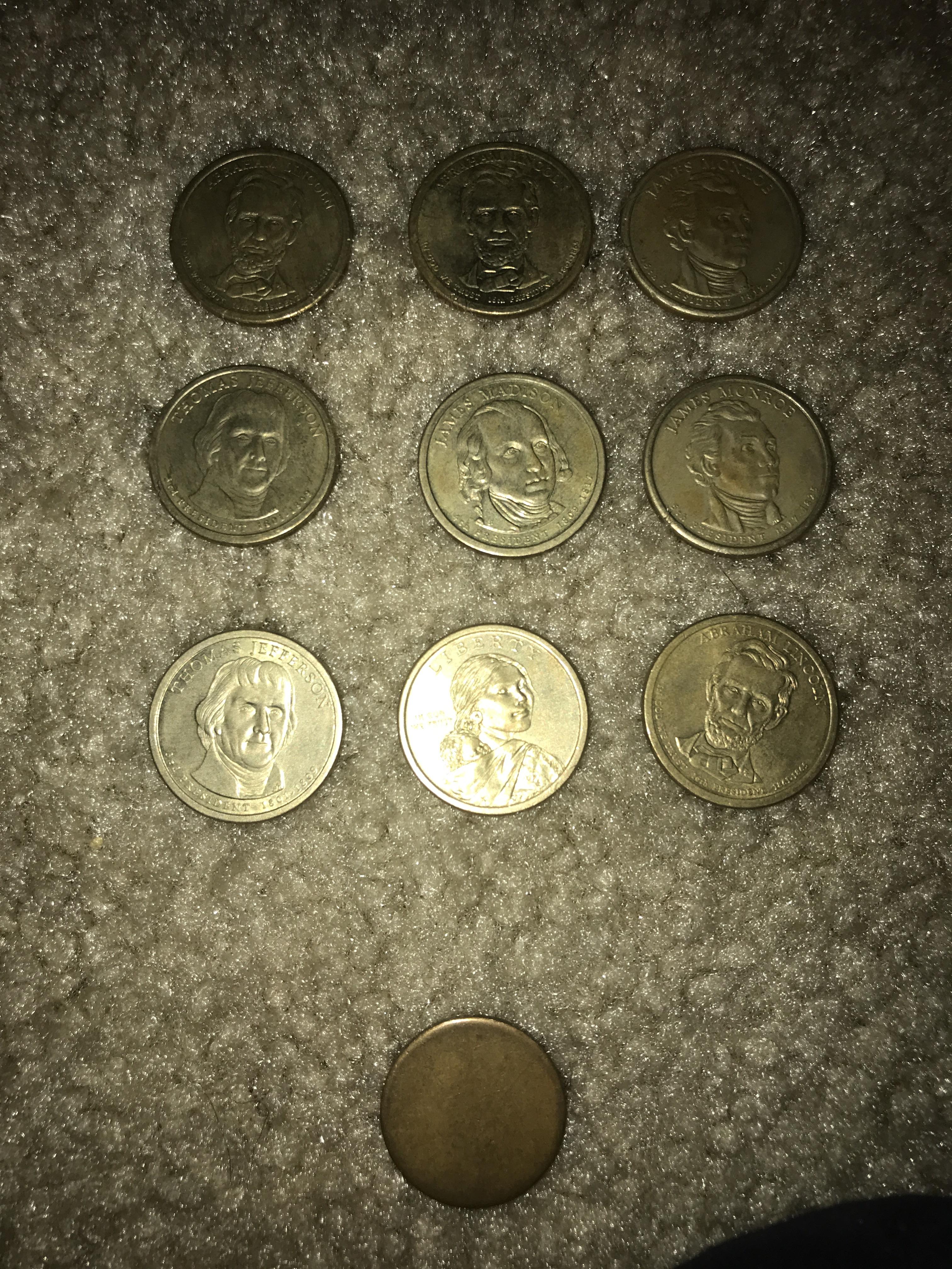 Are these dollar coins worth anything Over a dollar? And what is the