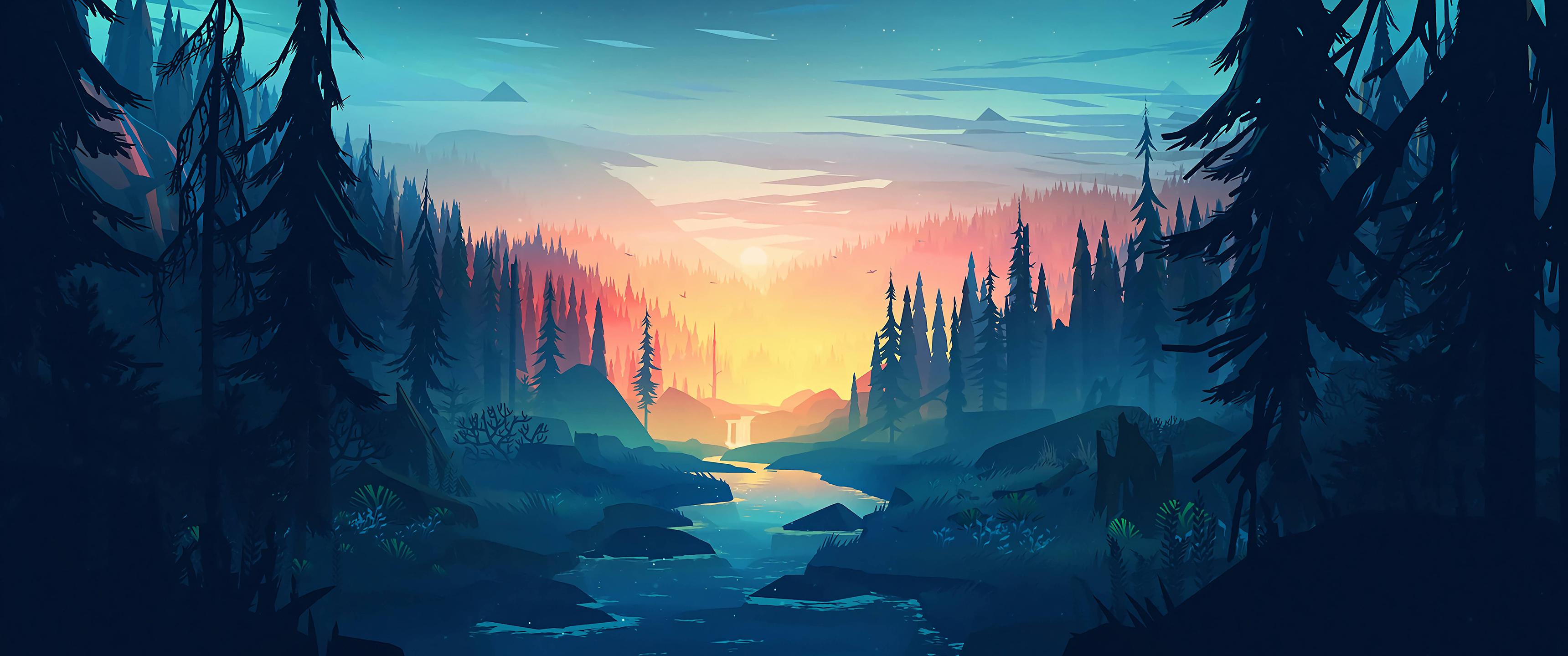 I adapted this wallpaper to 3440x1440 ;) r/WidescreenWallpaper