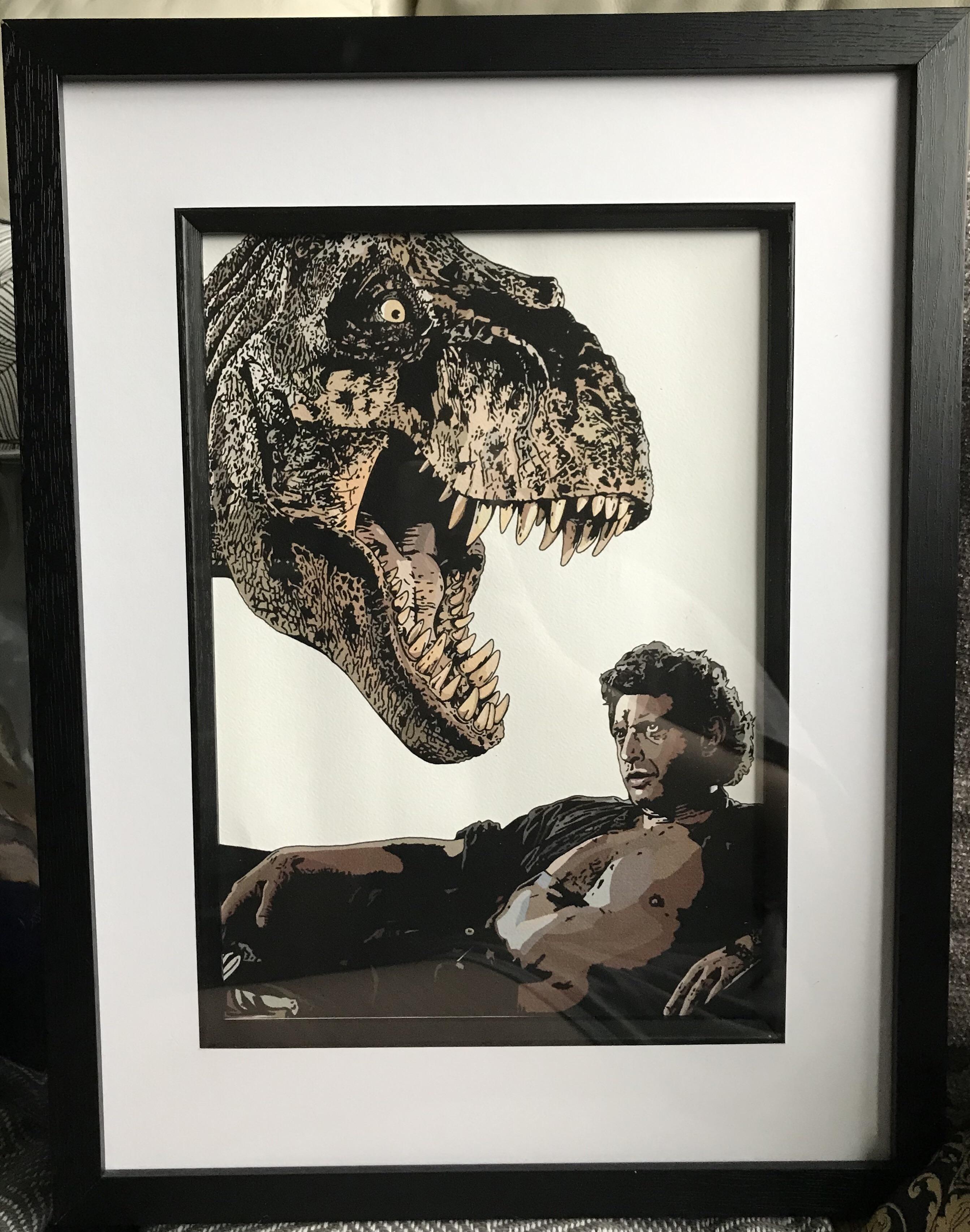 The greatest piece of art I will ever purchase r/JurassicPark