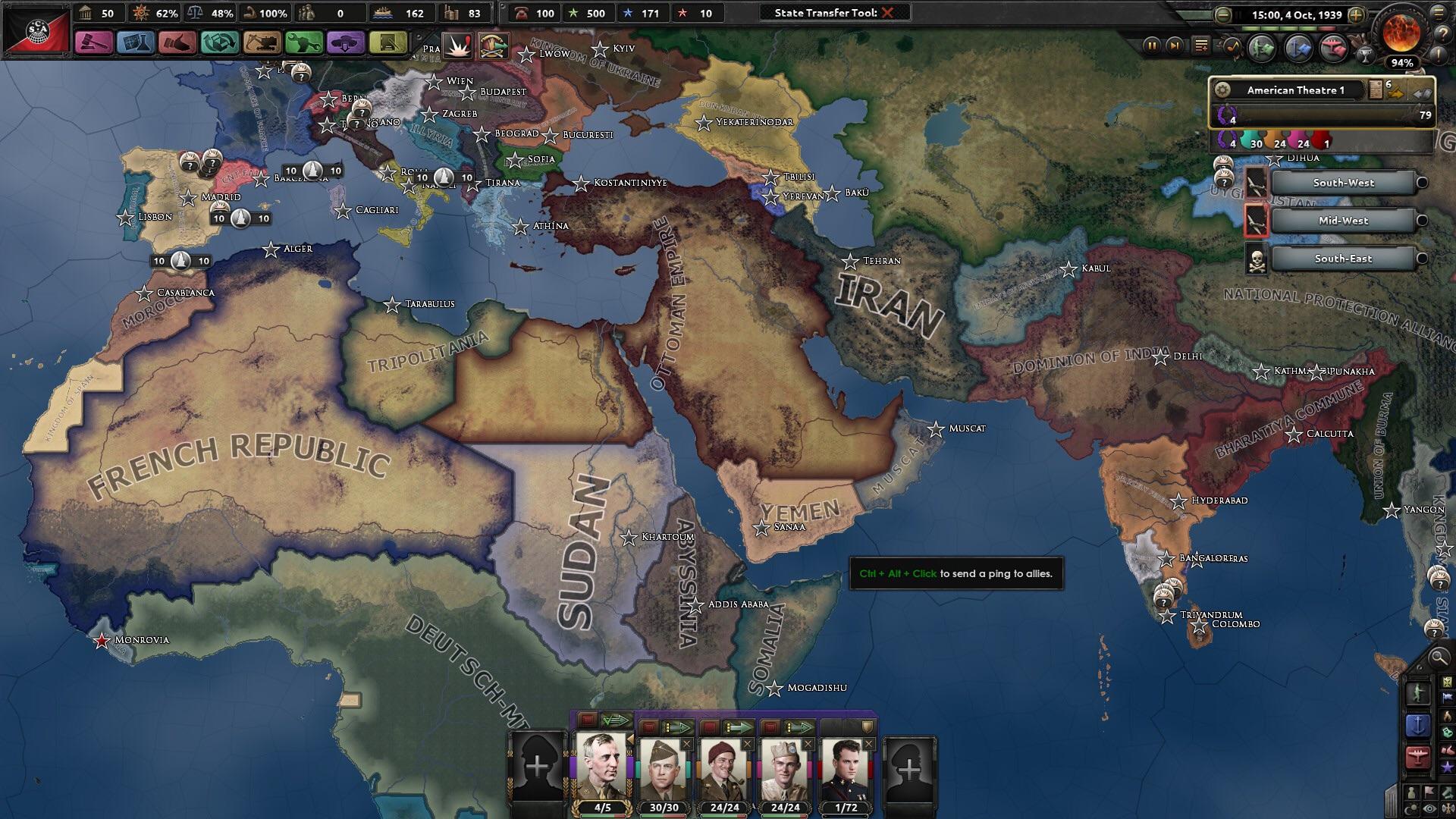 AI Ottoman Empire beat Egypt, Arabia and Iran by themselves. Sudan and