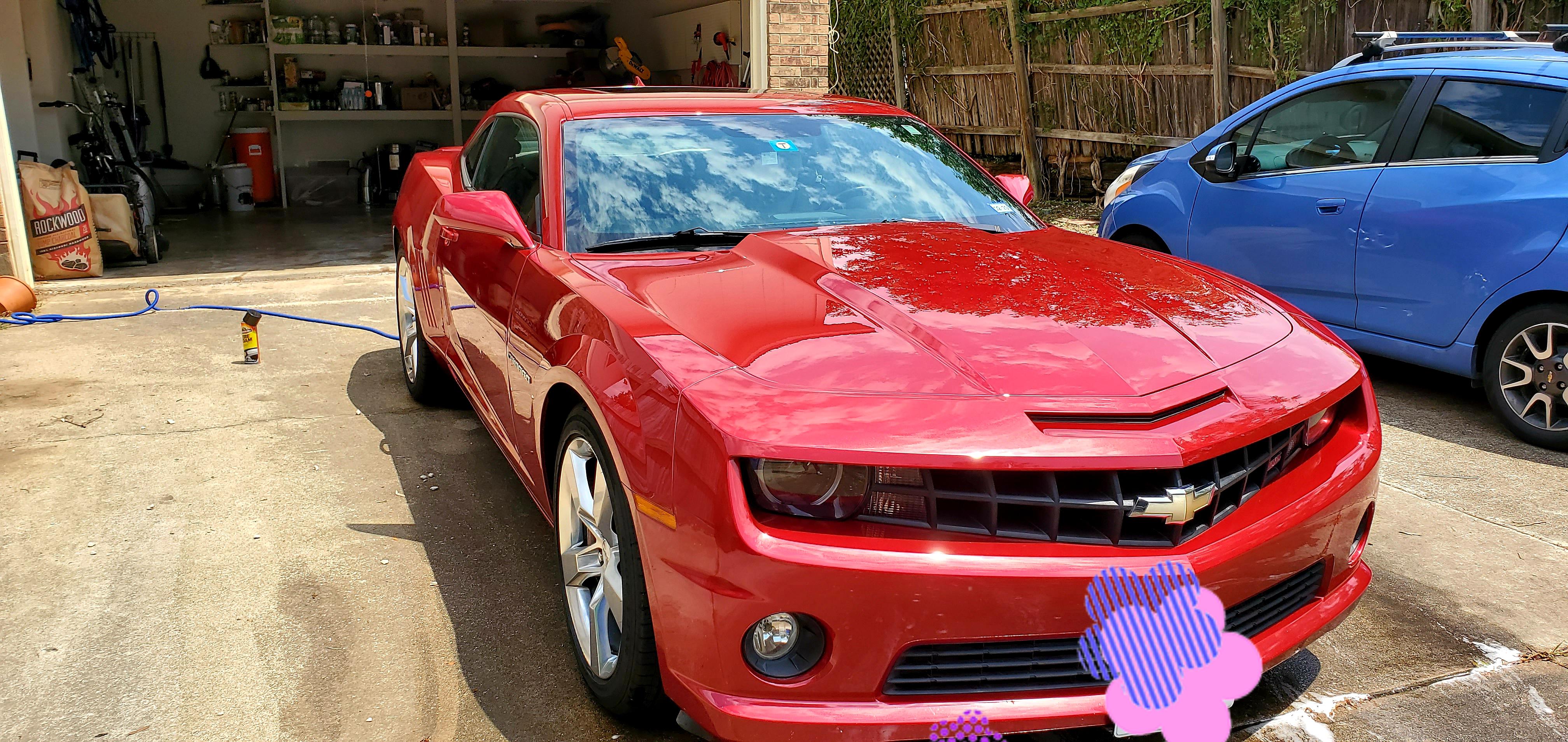 Freshly washed before a storm rolls in r/camaro