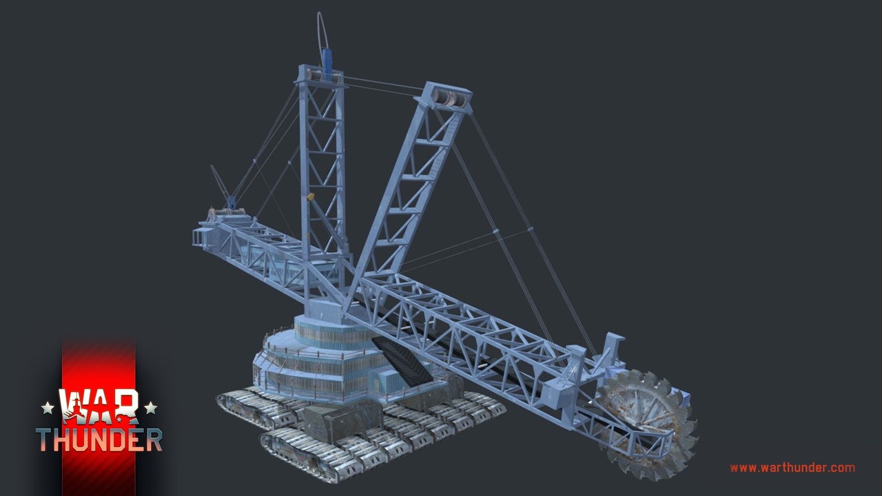 Finally, the Bagger 288 BucketWheel Excavator r/Warthunder