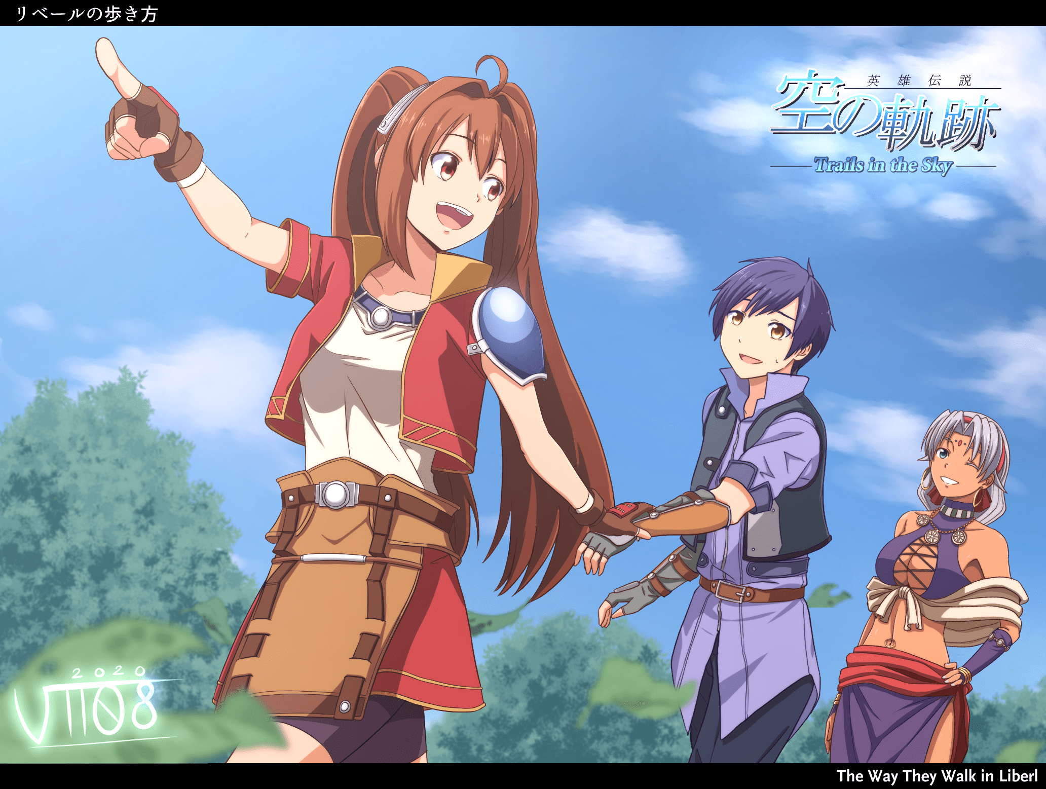 First time posting here. Fanart of Trails in the Sky game