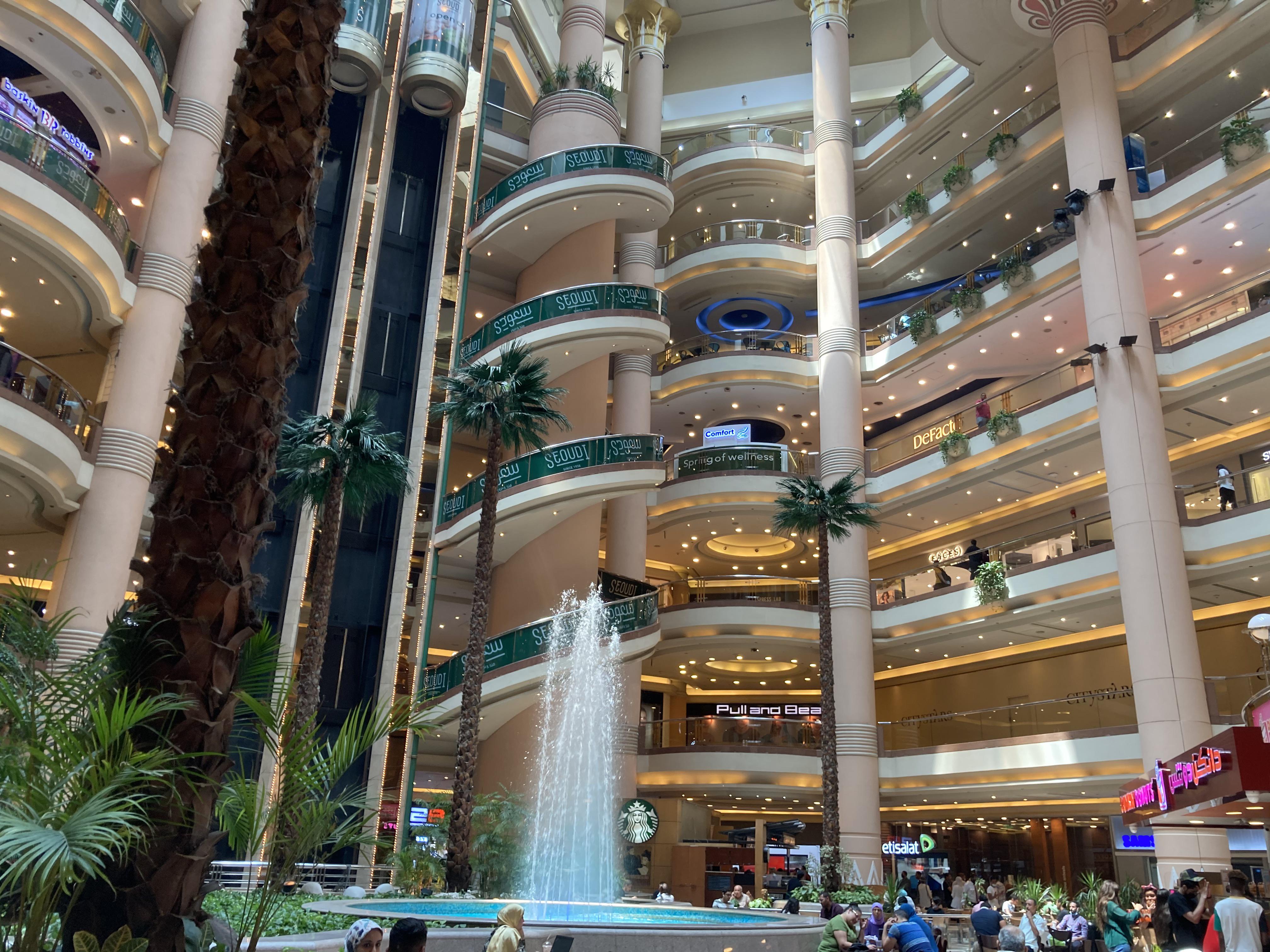 The beautiful CityStars in Cairo, the best mall I've ever been to, even
