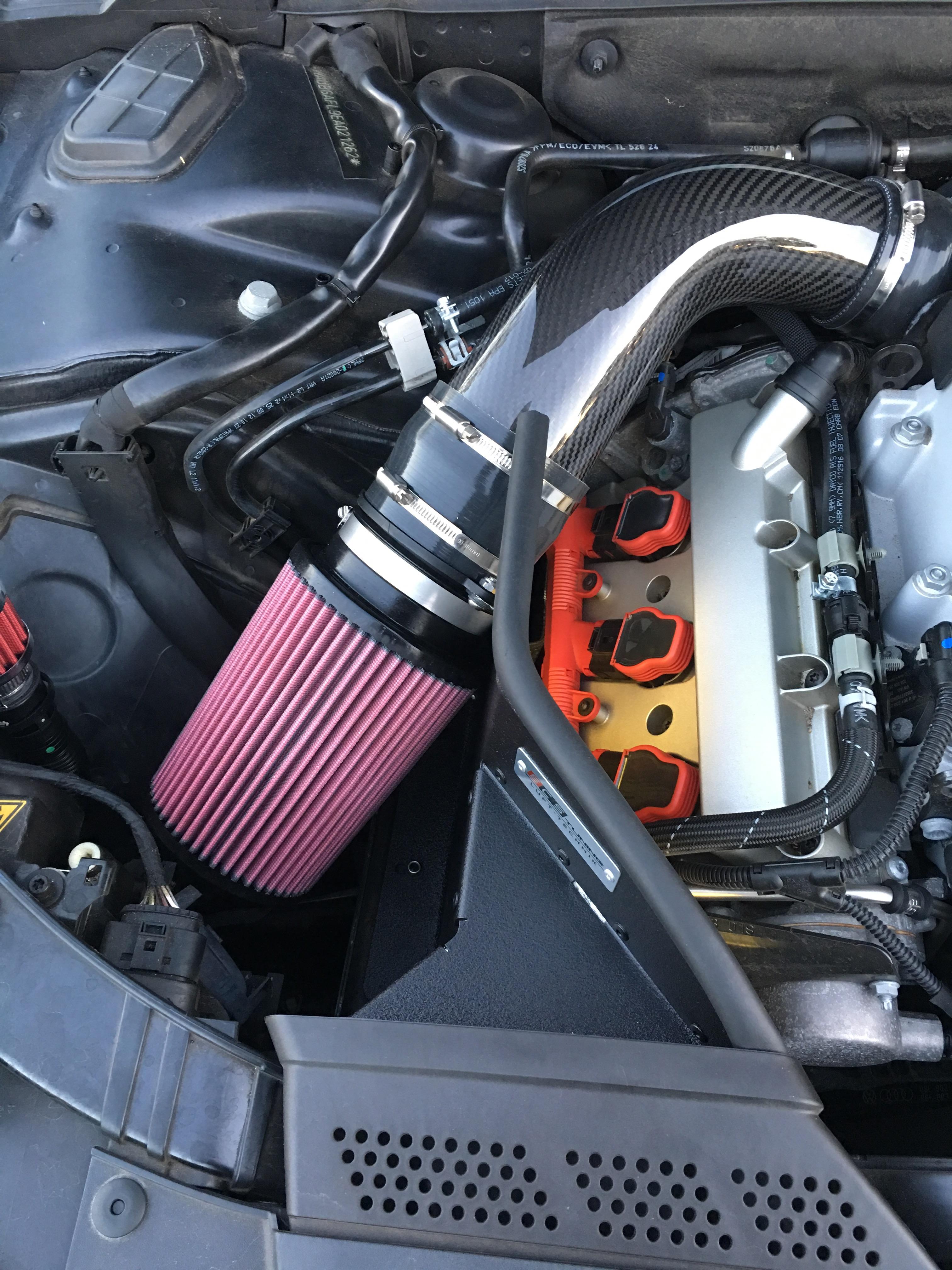 B8.5 S4 with newly added LuftTechnik intake. Audi