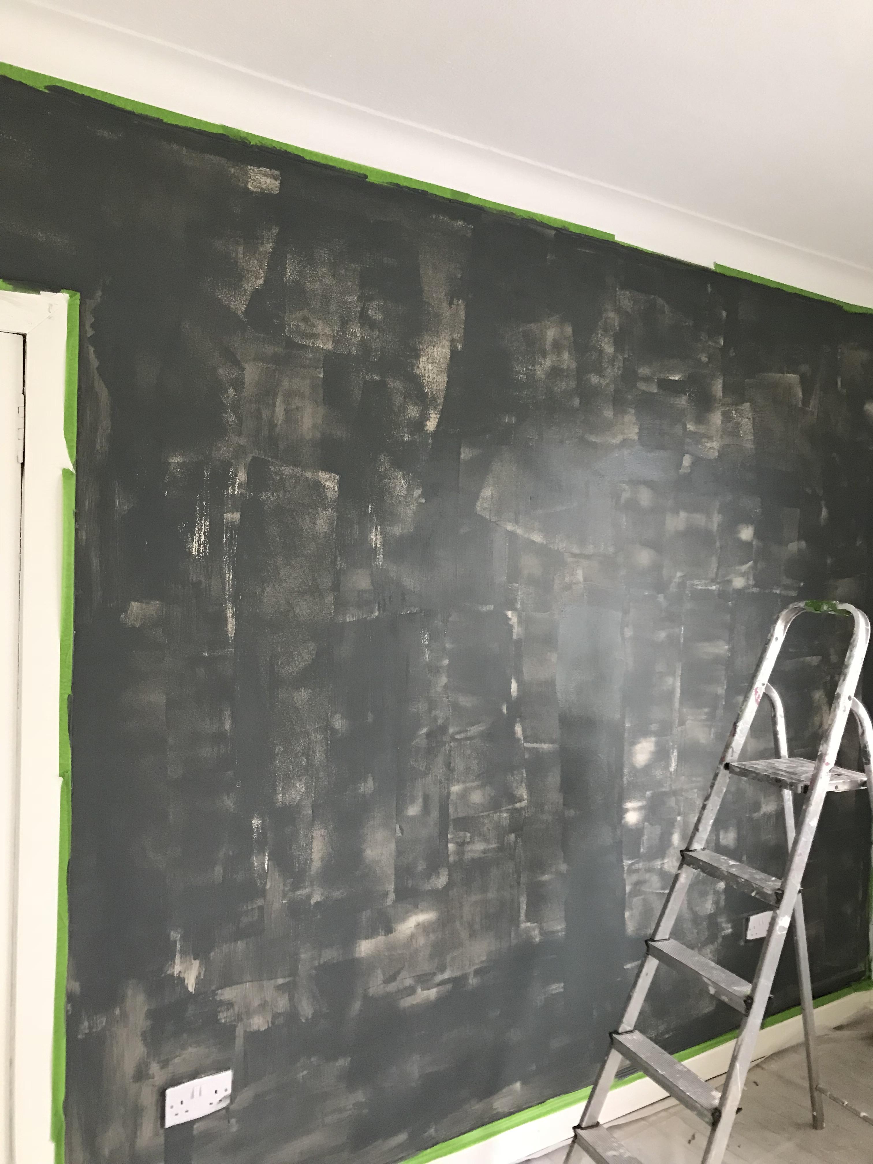 Primer first coat looks awful. Decorating the new house and the first