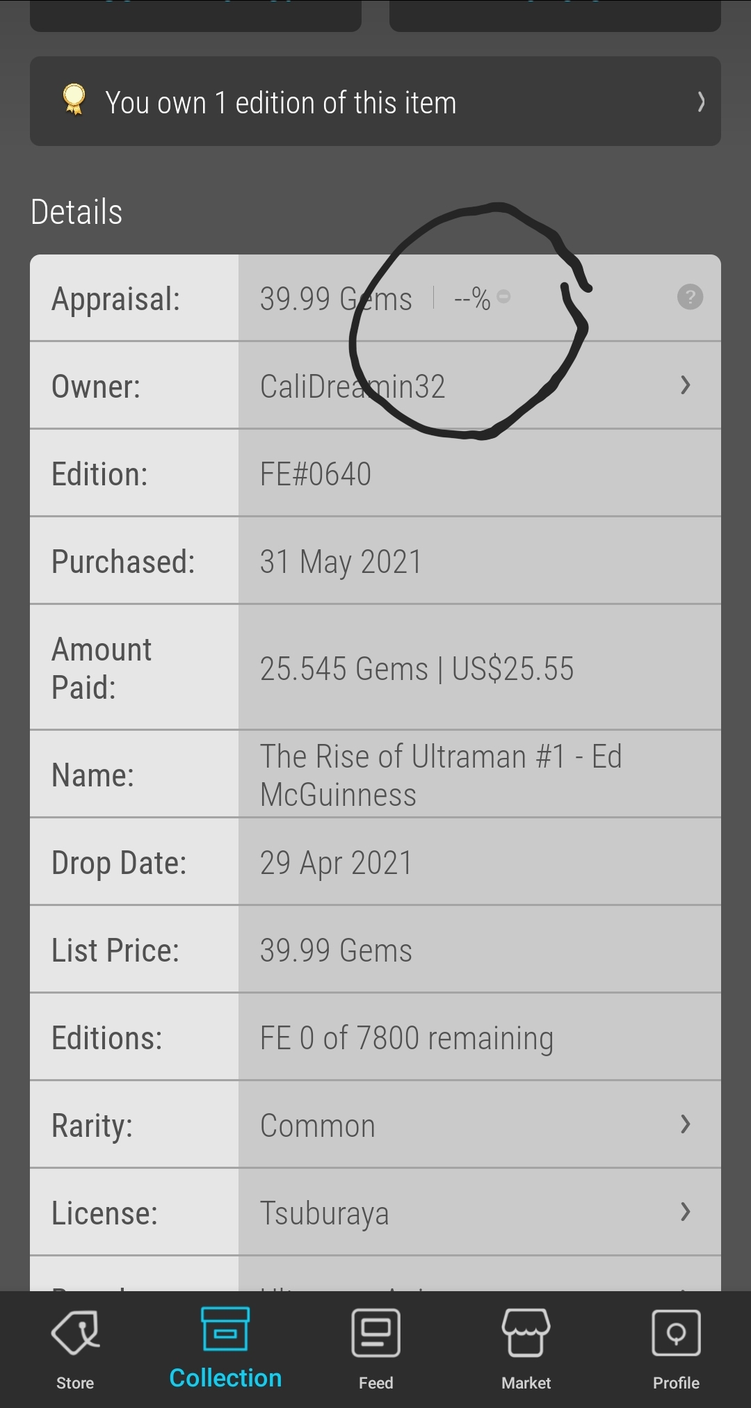 Why isnt my appraisal value +/ on?