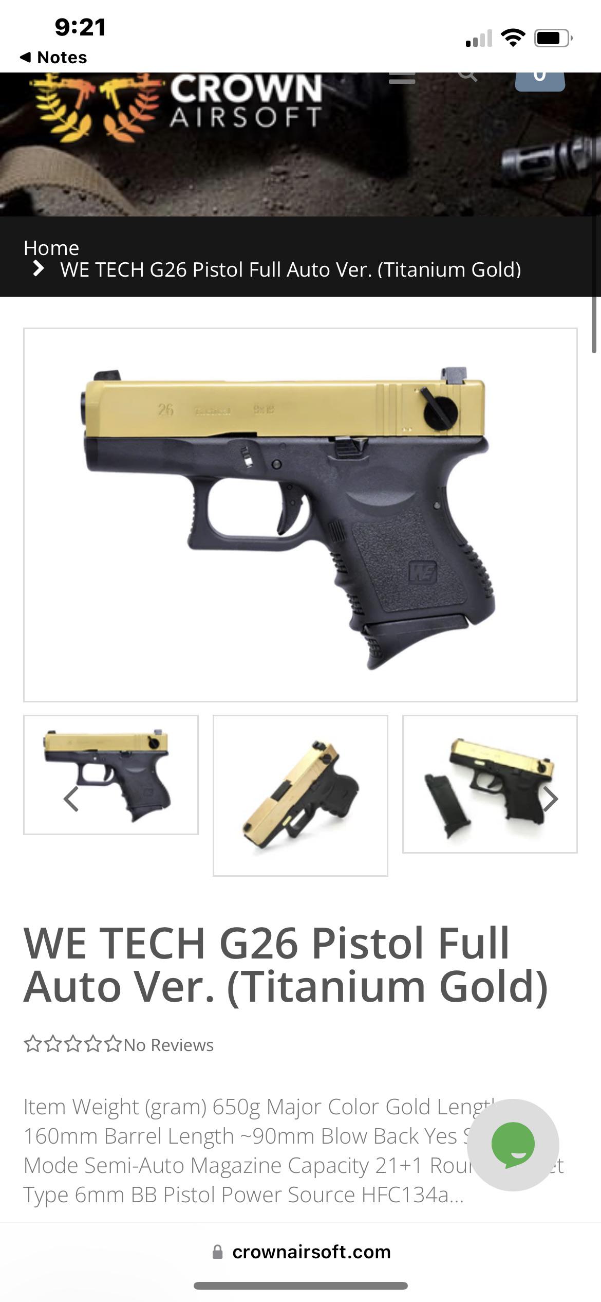If I order this Glock 26 will it come with a orange tip, I don't want