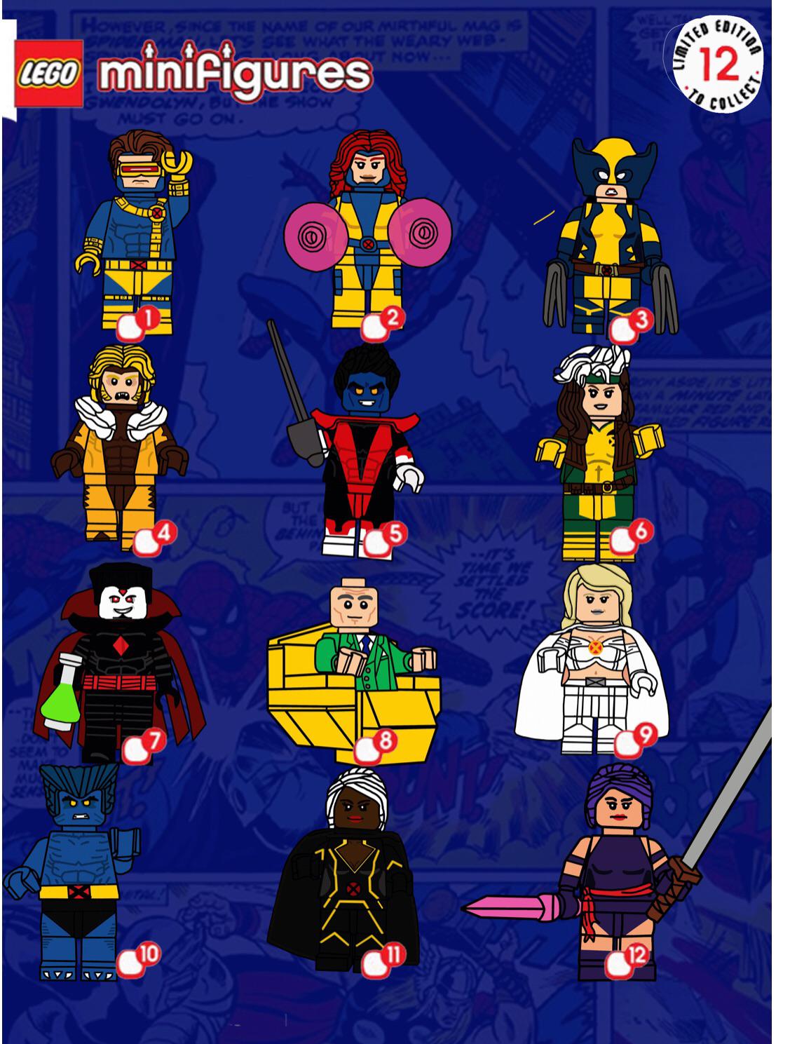 We need more xmen LEGO mini figure. r/xmen