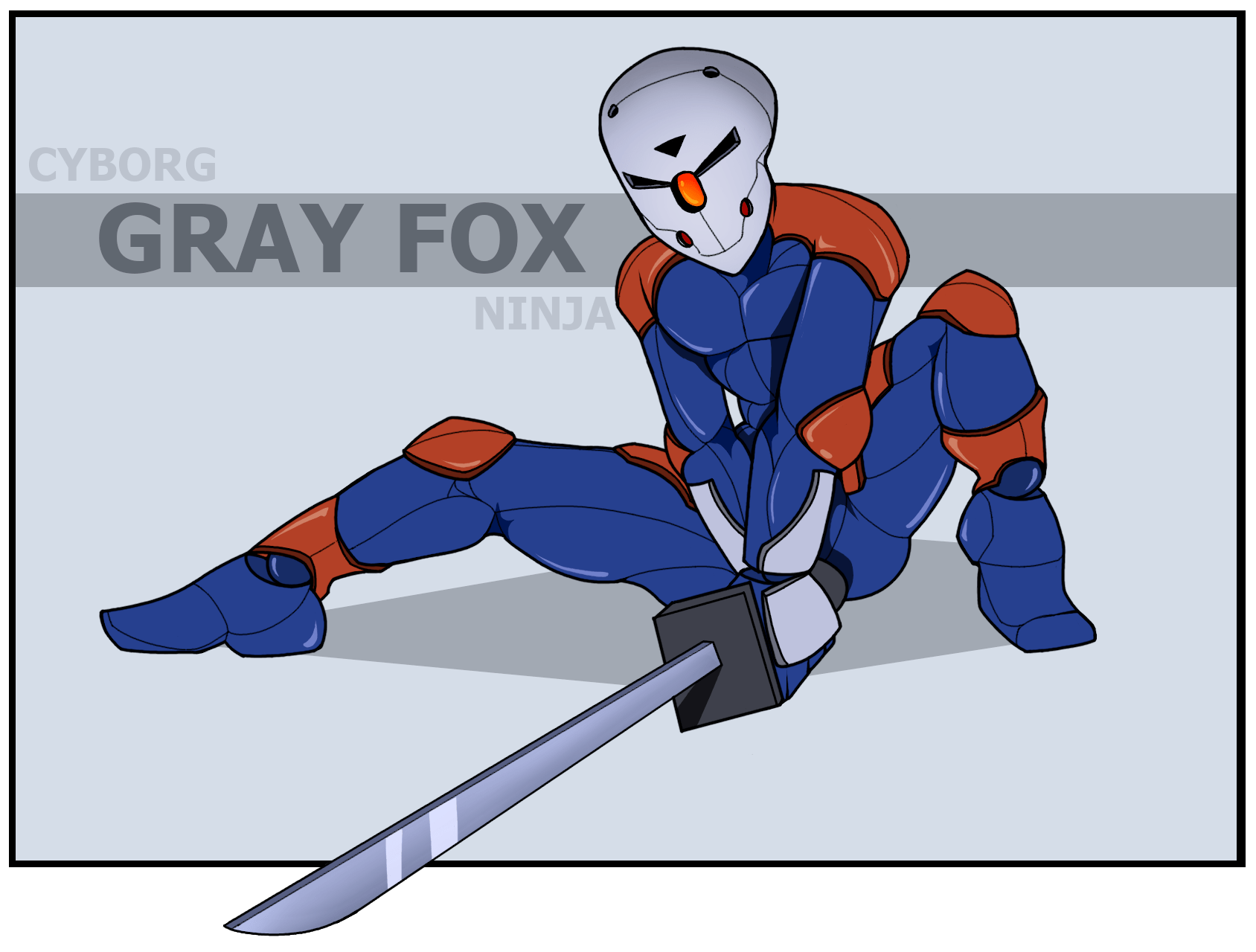 I did some art of Gray Fox from MGS1! Such a cool character! r