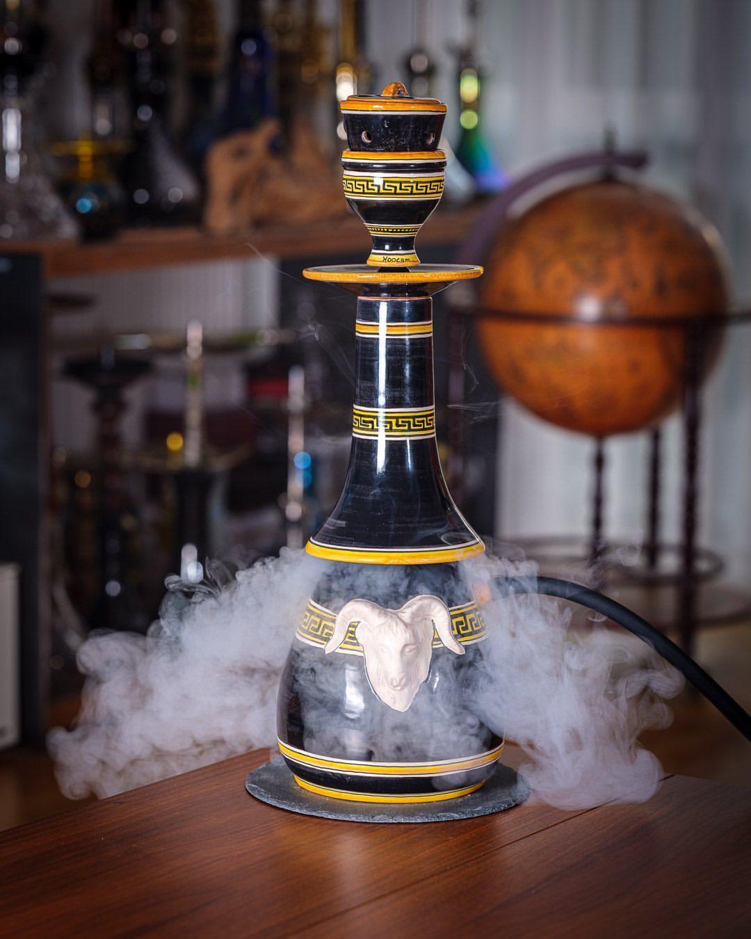 Have you ever smoked in a full ceramic hookah? This masterpiece come