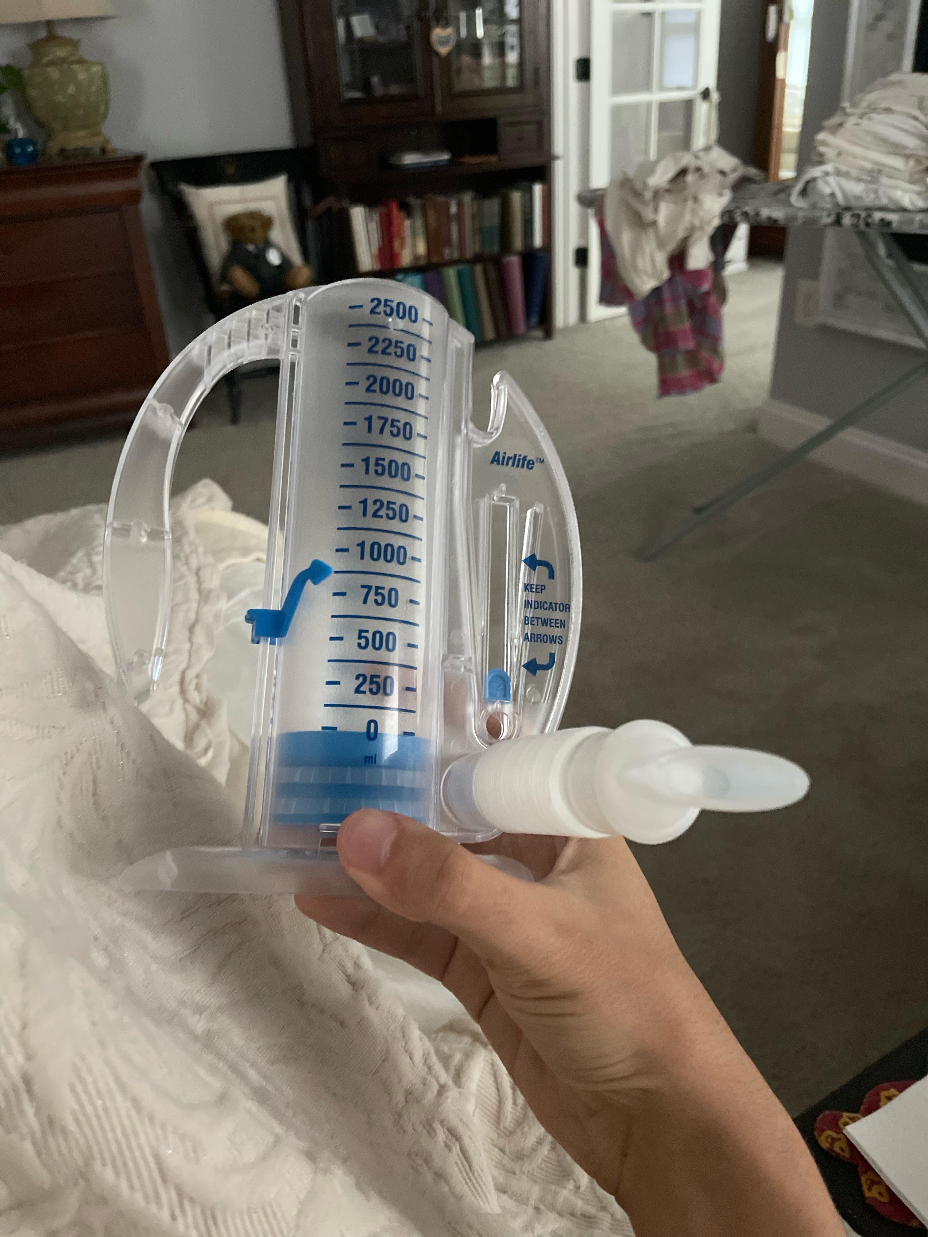 Any advice for post surgery breathing and lung expansion?Using the