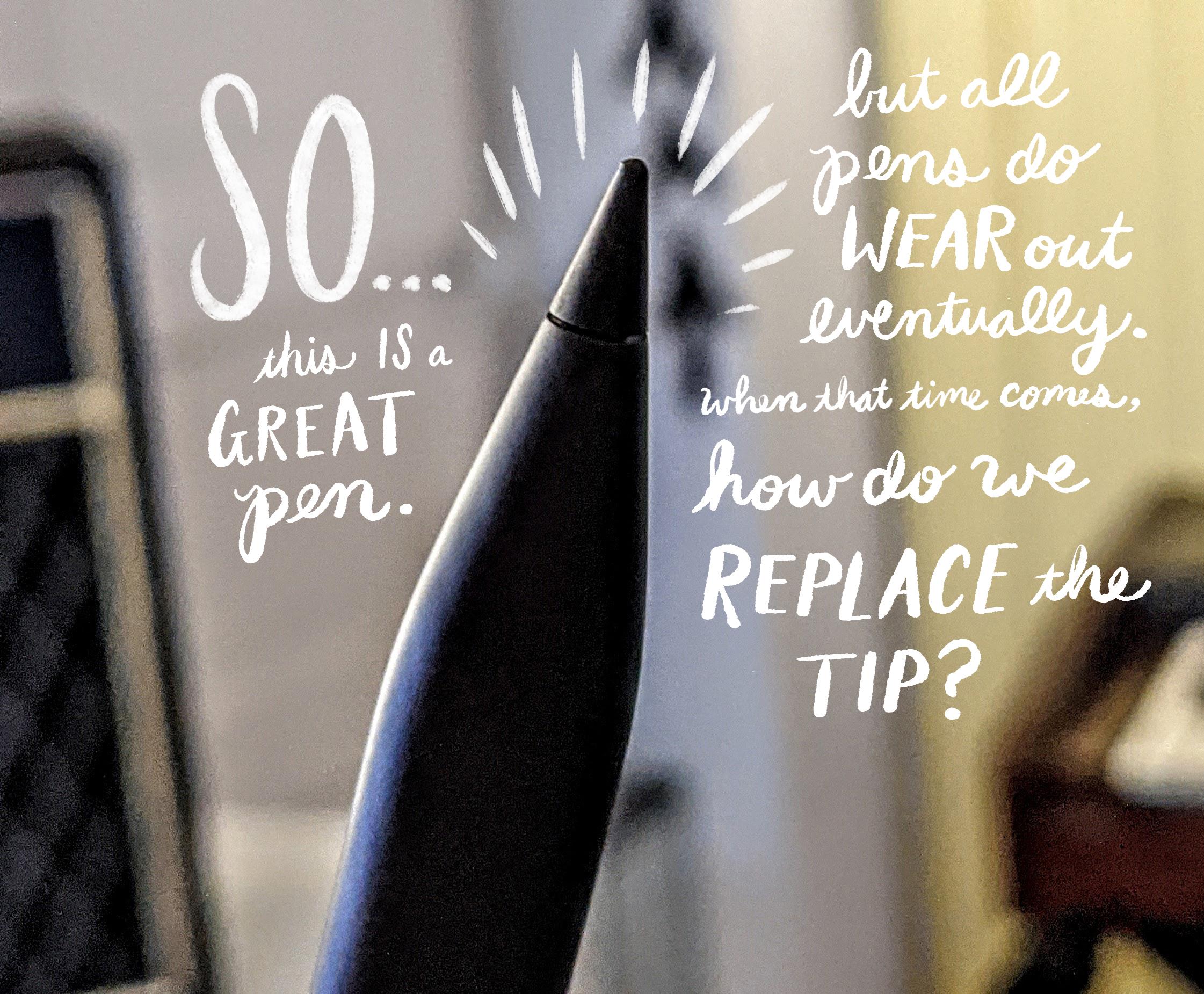 The Slim Pen 2 is going to need replacement tips, like any drawing tool