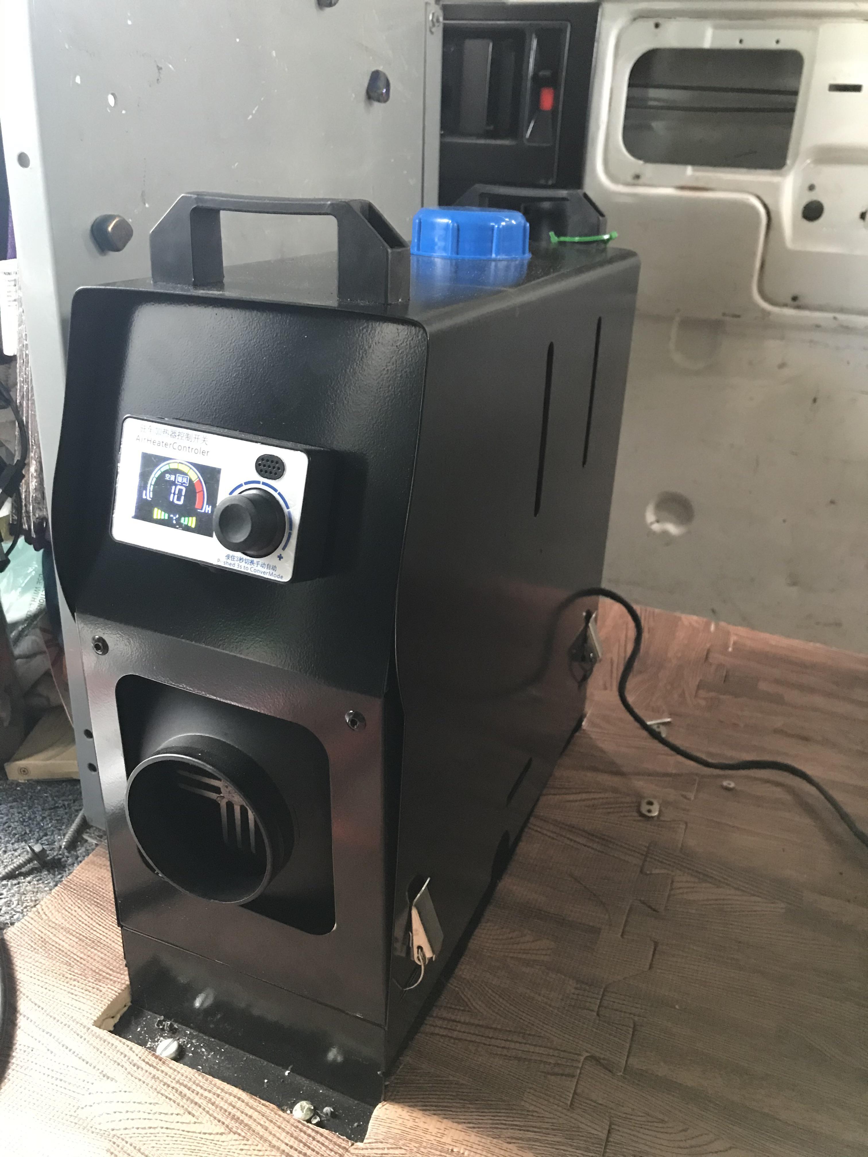 1995 Astro van got night time heater installed r/VanLife