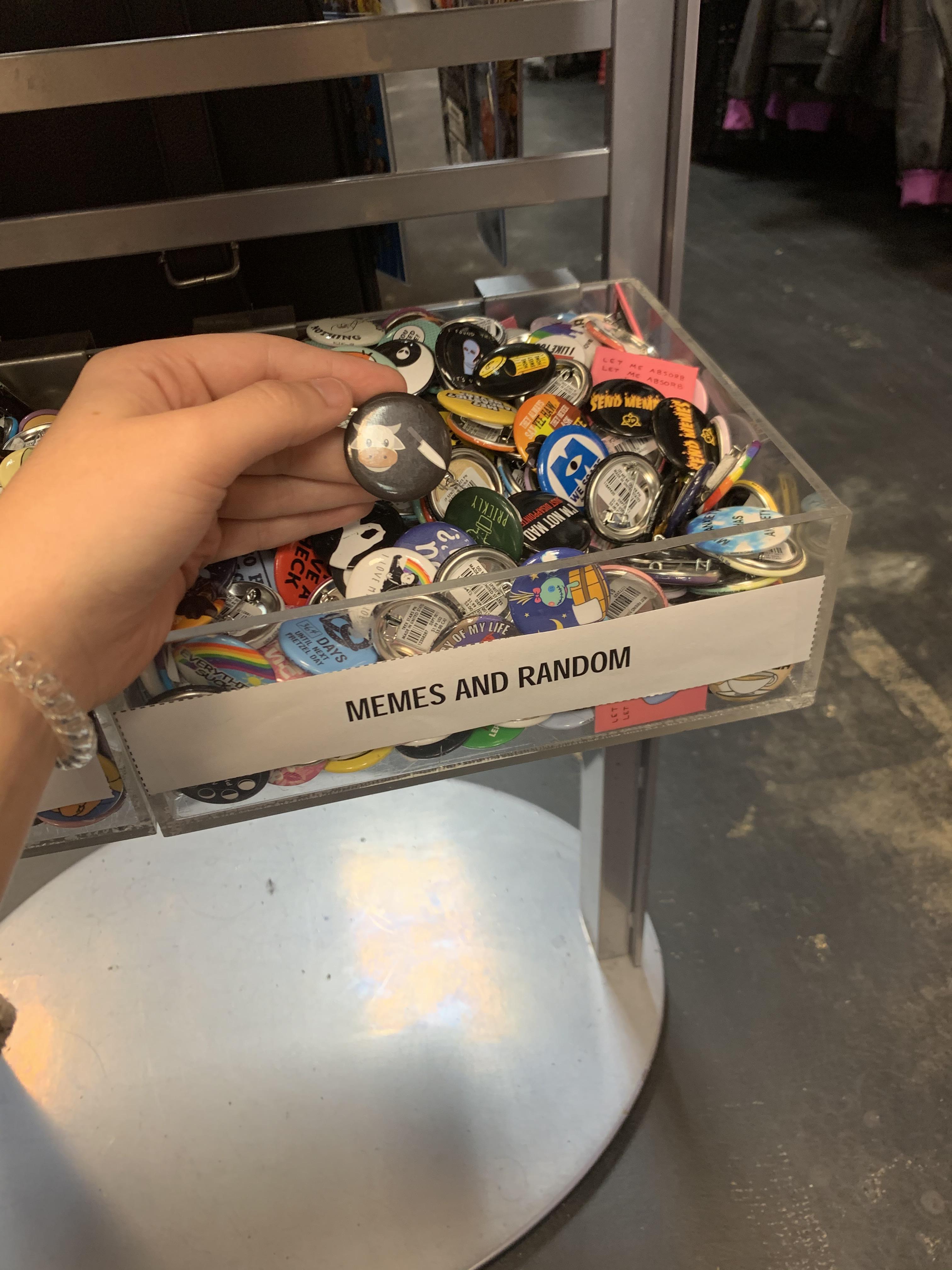 Found this while rummaging through some pins at hot topic... r/CowChop