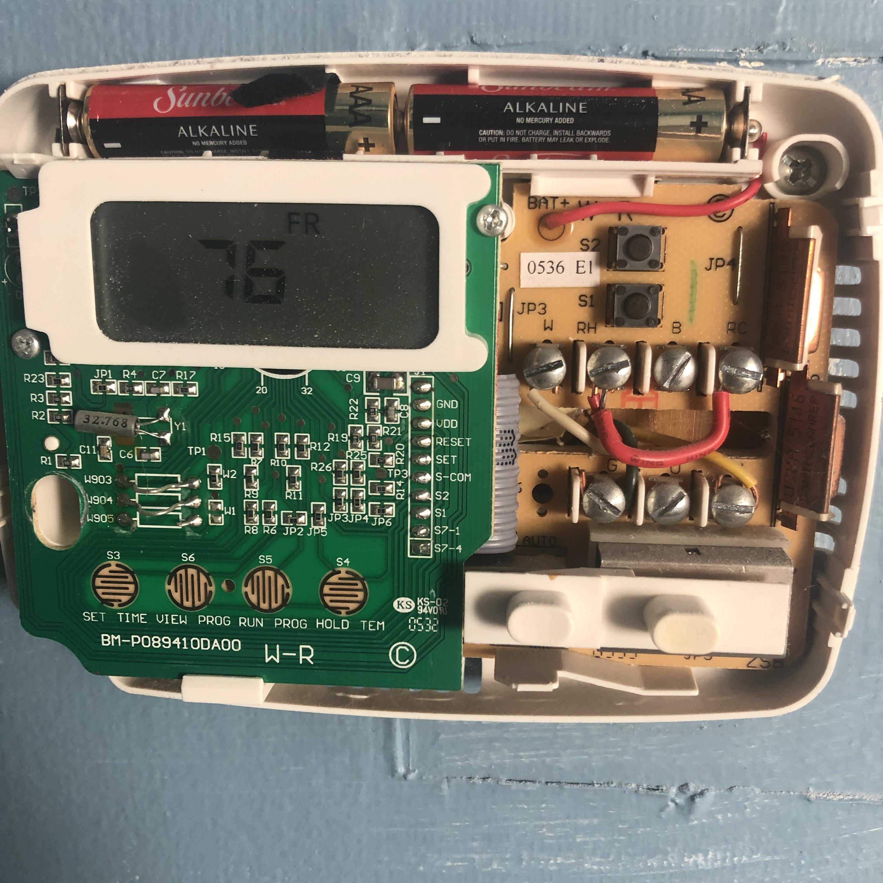 Can I replace this thermostat with a smart thermostat using this wiring
