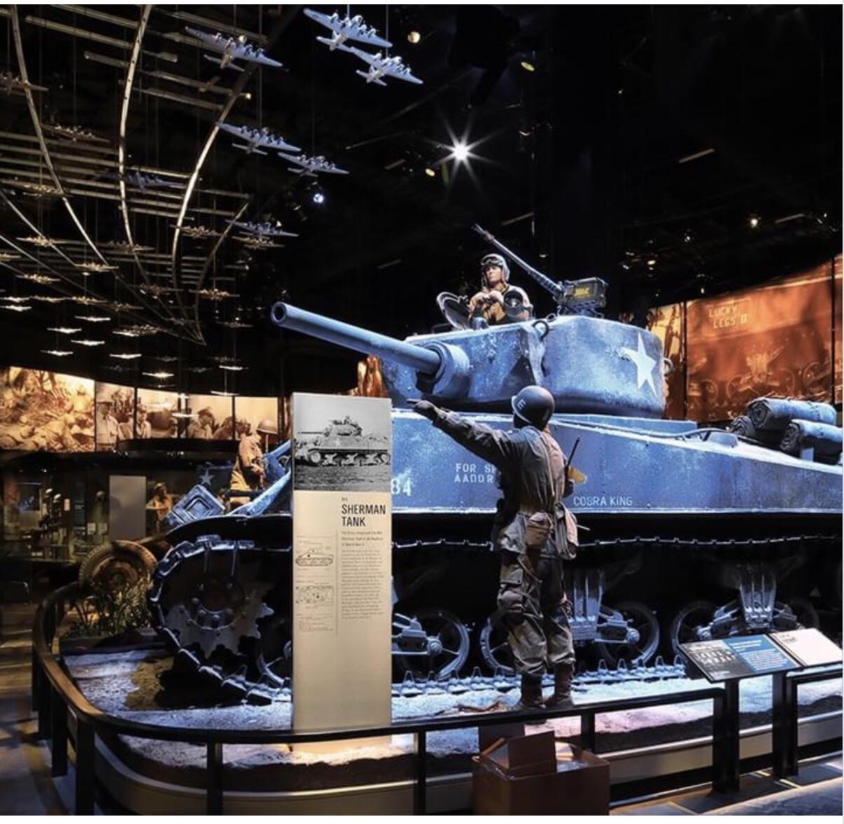 Cobra King a rare Sherman M4A3E2 Jumbo Sherman now on display at