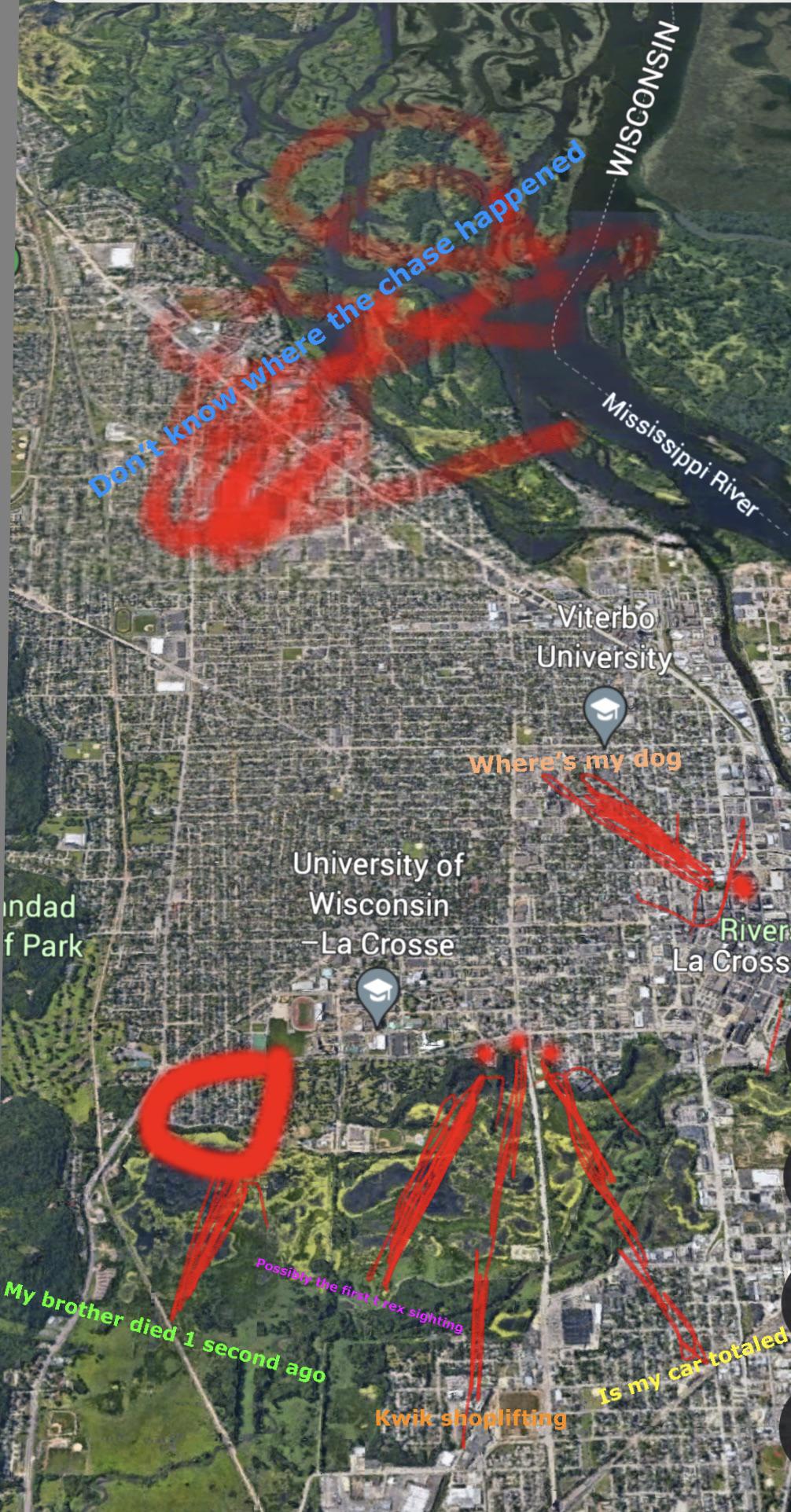 La crosse crime map couldn’t find the apartment complex nor where the