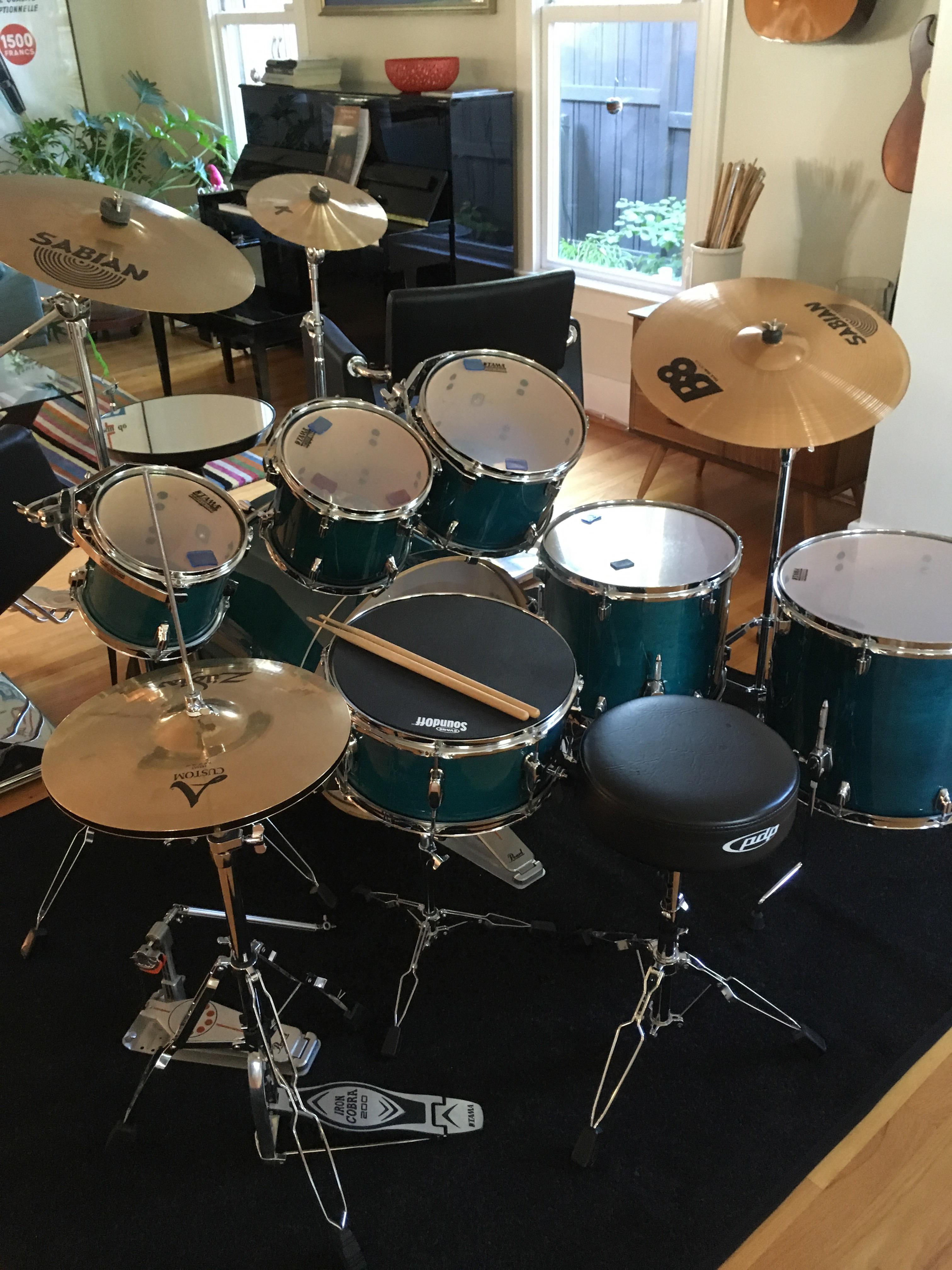 Just got a Splash and DoubleBass pedal! r/Drumming