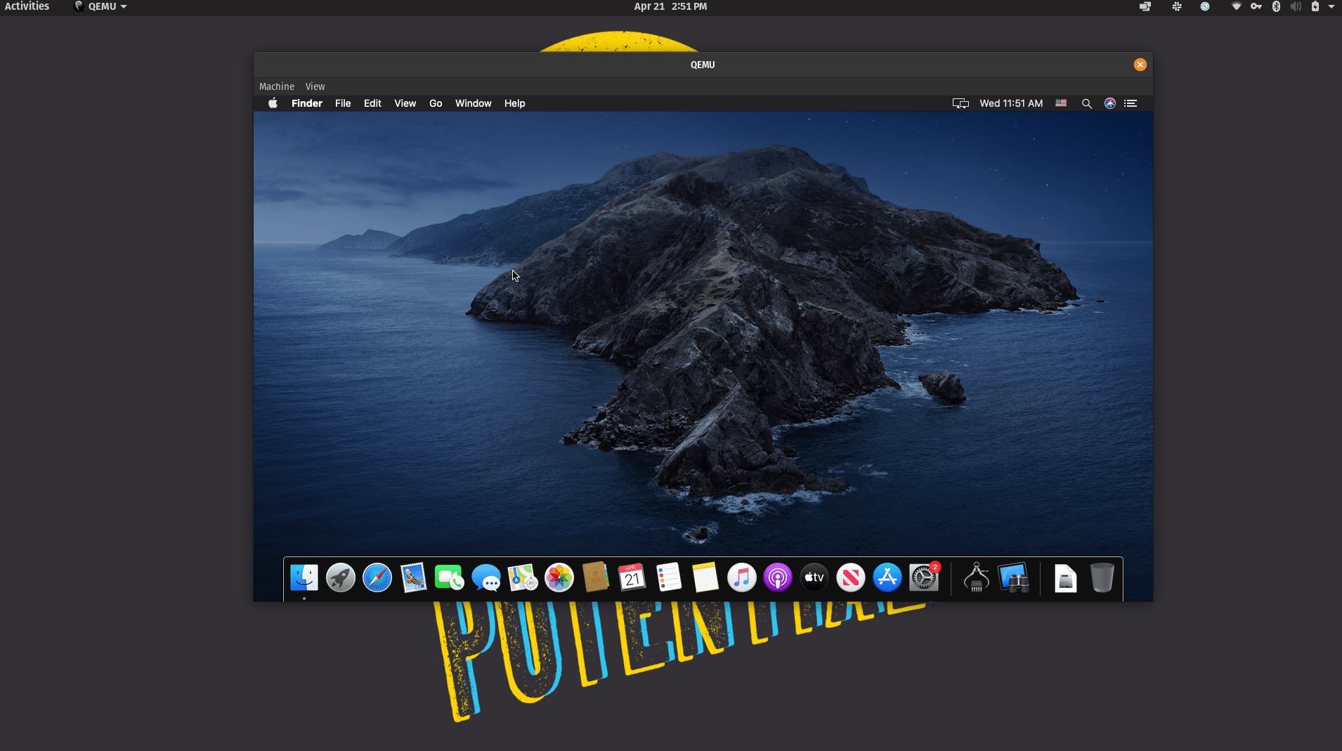 Needed Mac OS for Apple Remote Desktop at our business. Pangolin
