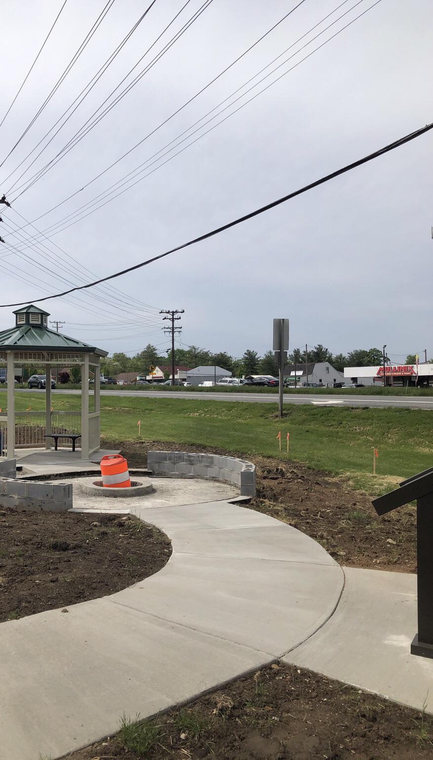 The new Mile Marker 14 Historical site off Route 40 in Ellicott City