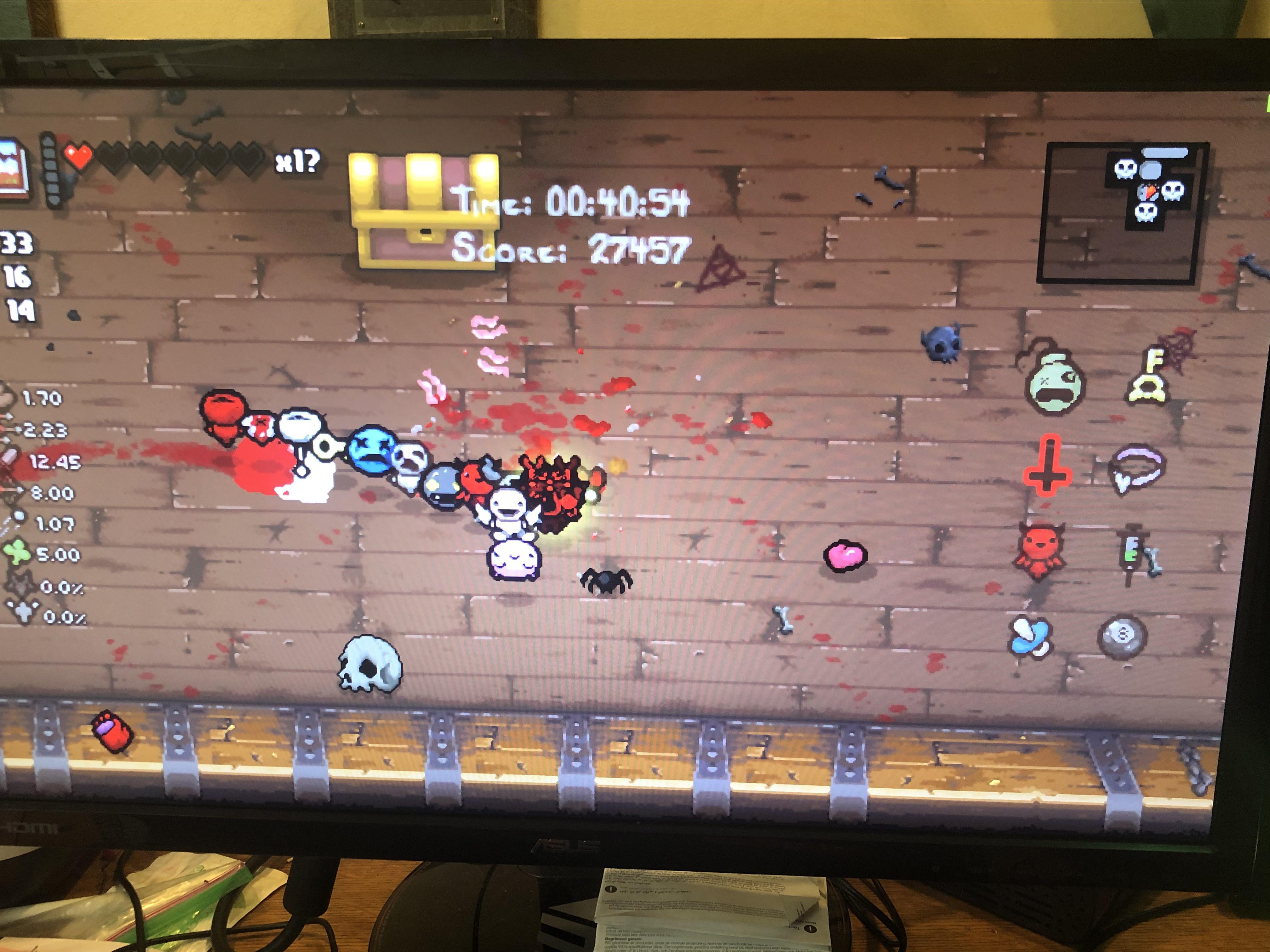 Thanks to Repentance for forcing me to get a legit hush and delirium