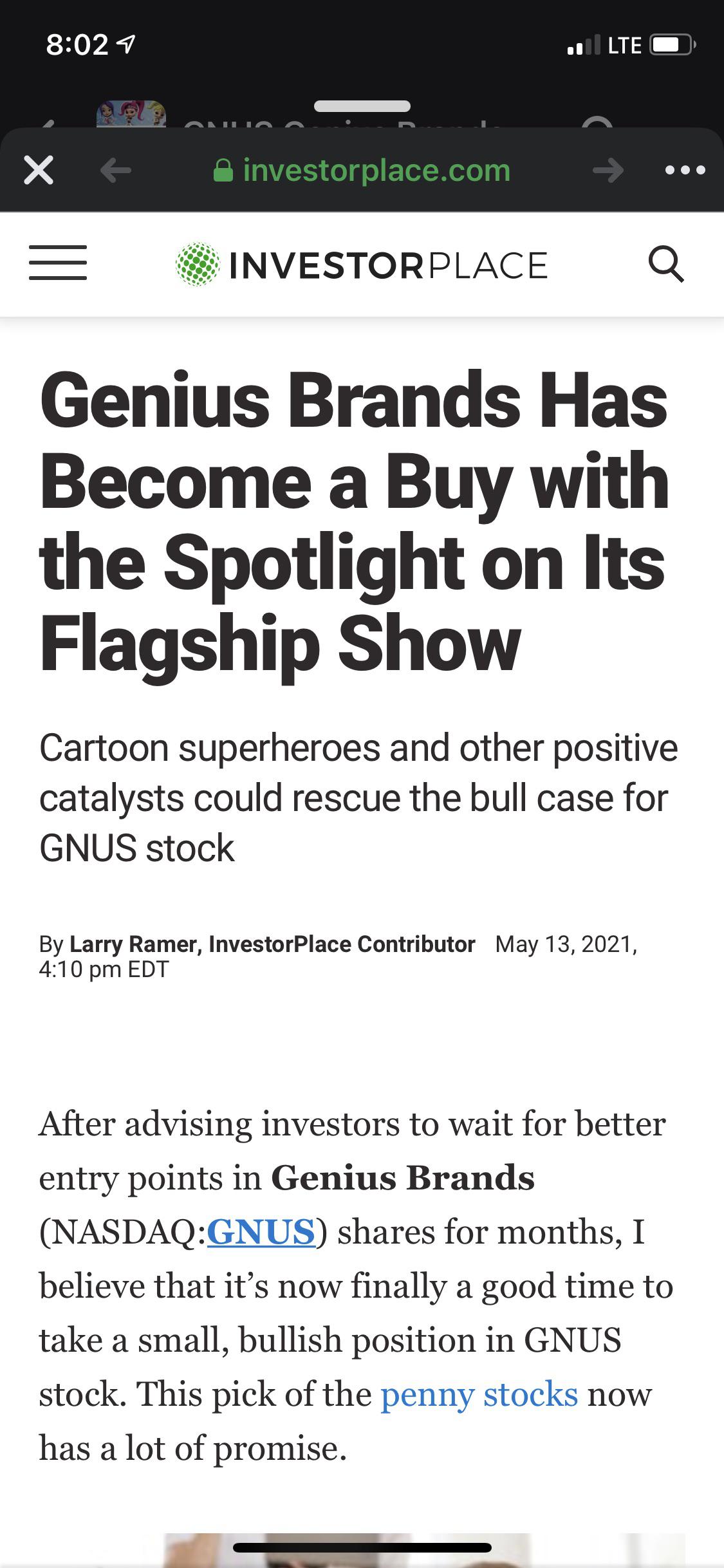 Another round by investorplace gnus_stock