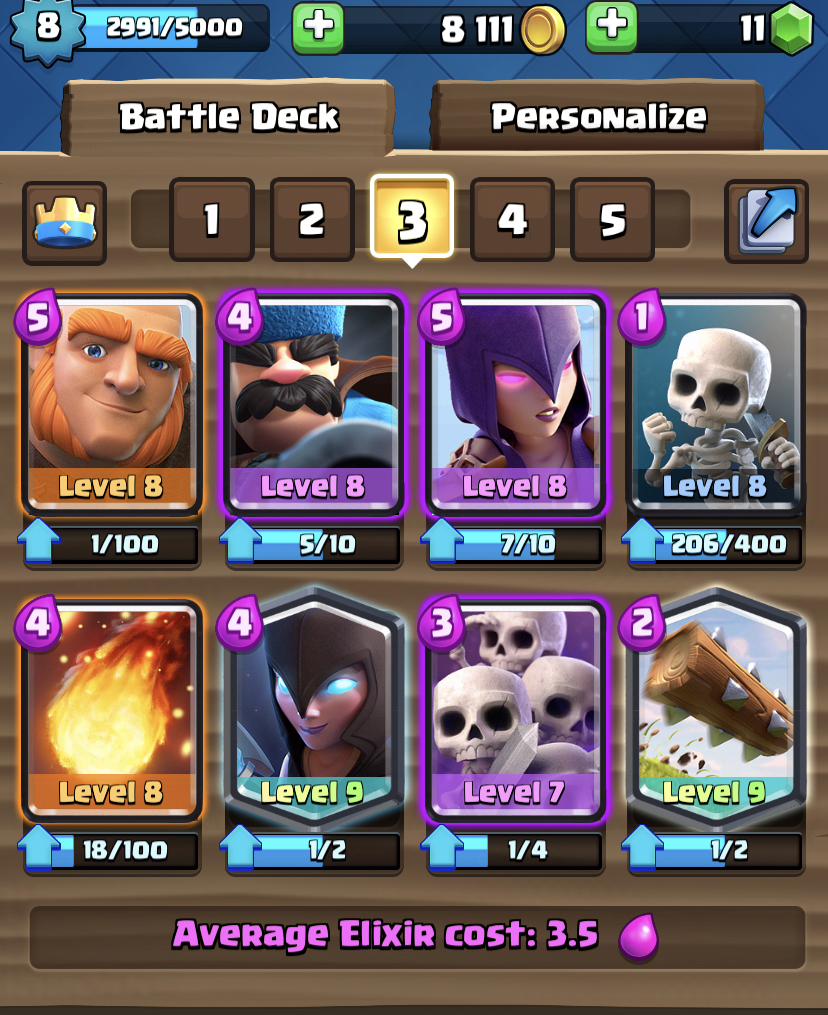 Any suggestions for my deck? Hog Mountain r/ClashRoyale