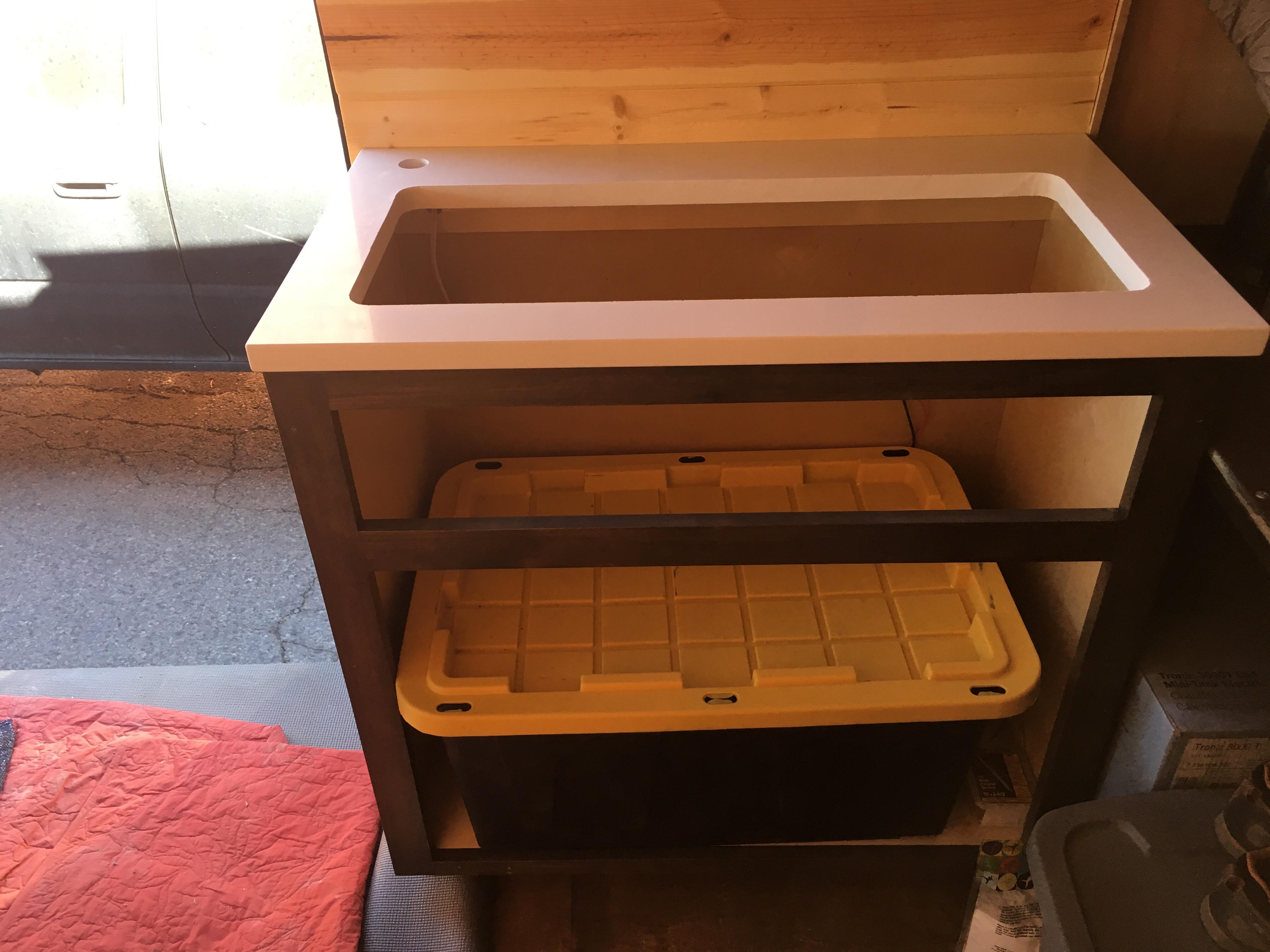 First in! Here we have what will be the kitchen sink and