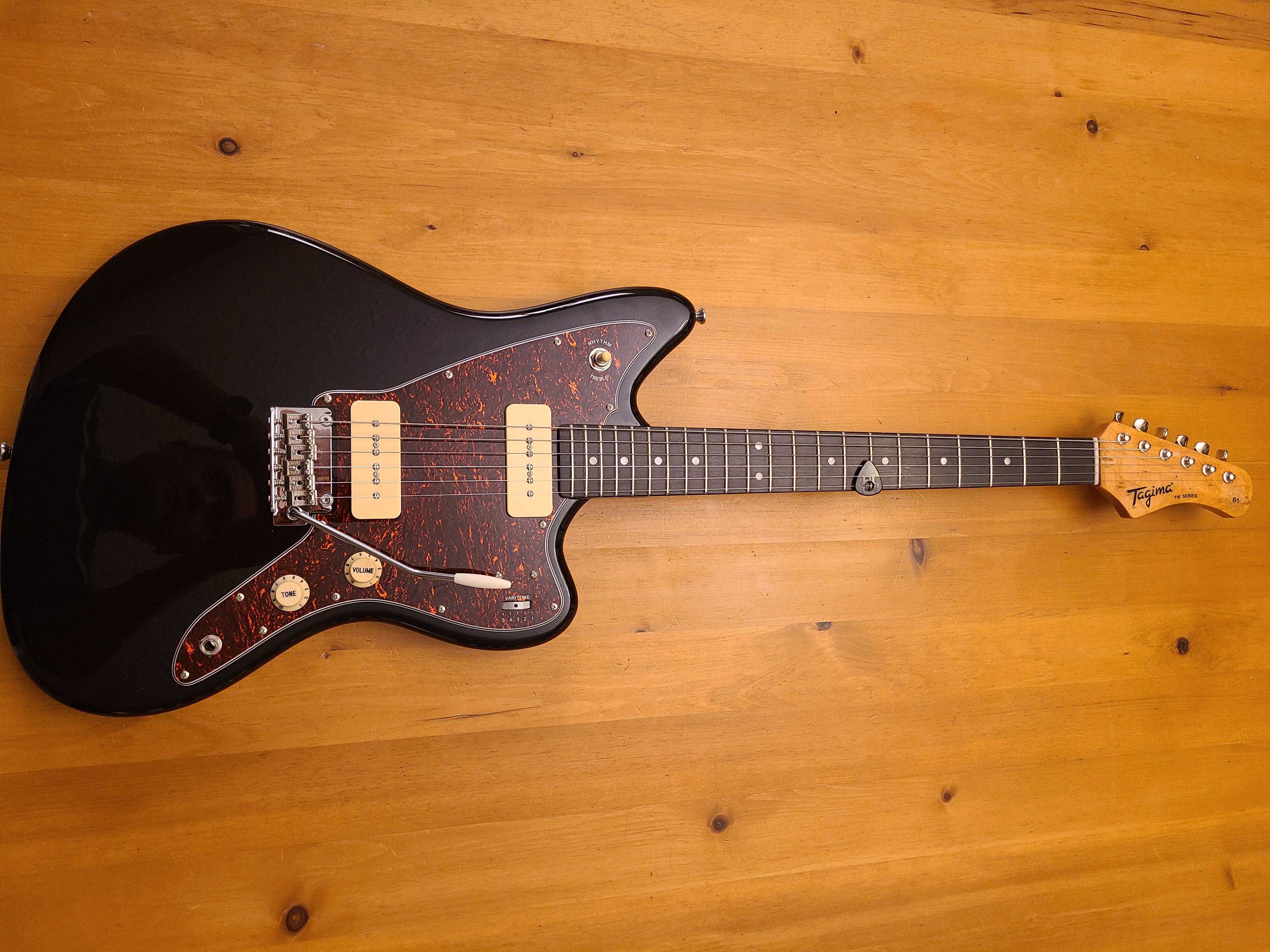 I hate to say it. This cheap Tagima Jazzmaster I bought to mod is
