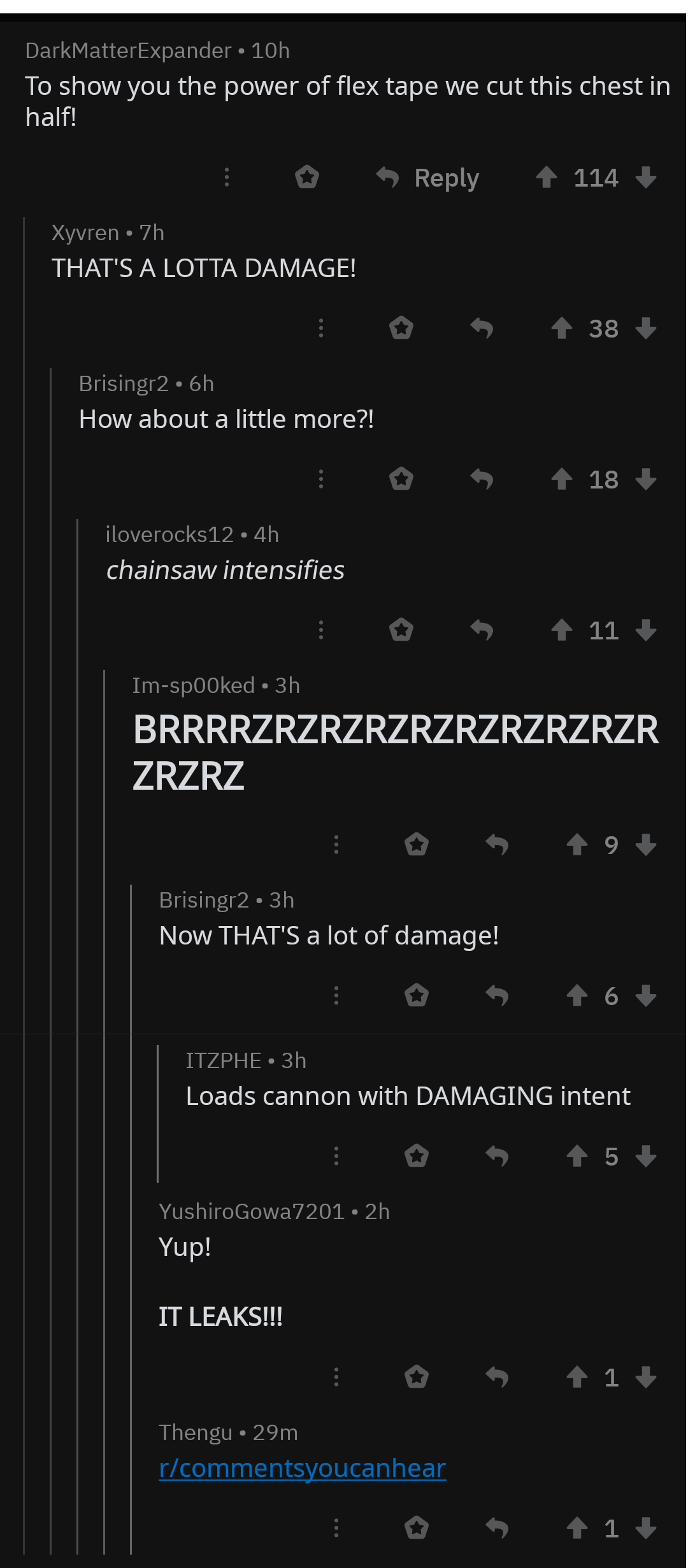 Flex Tape Commercial but it's Reddit comments