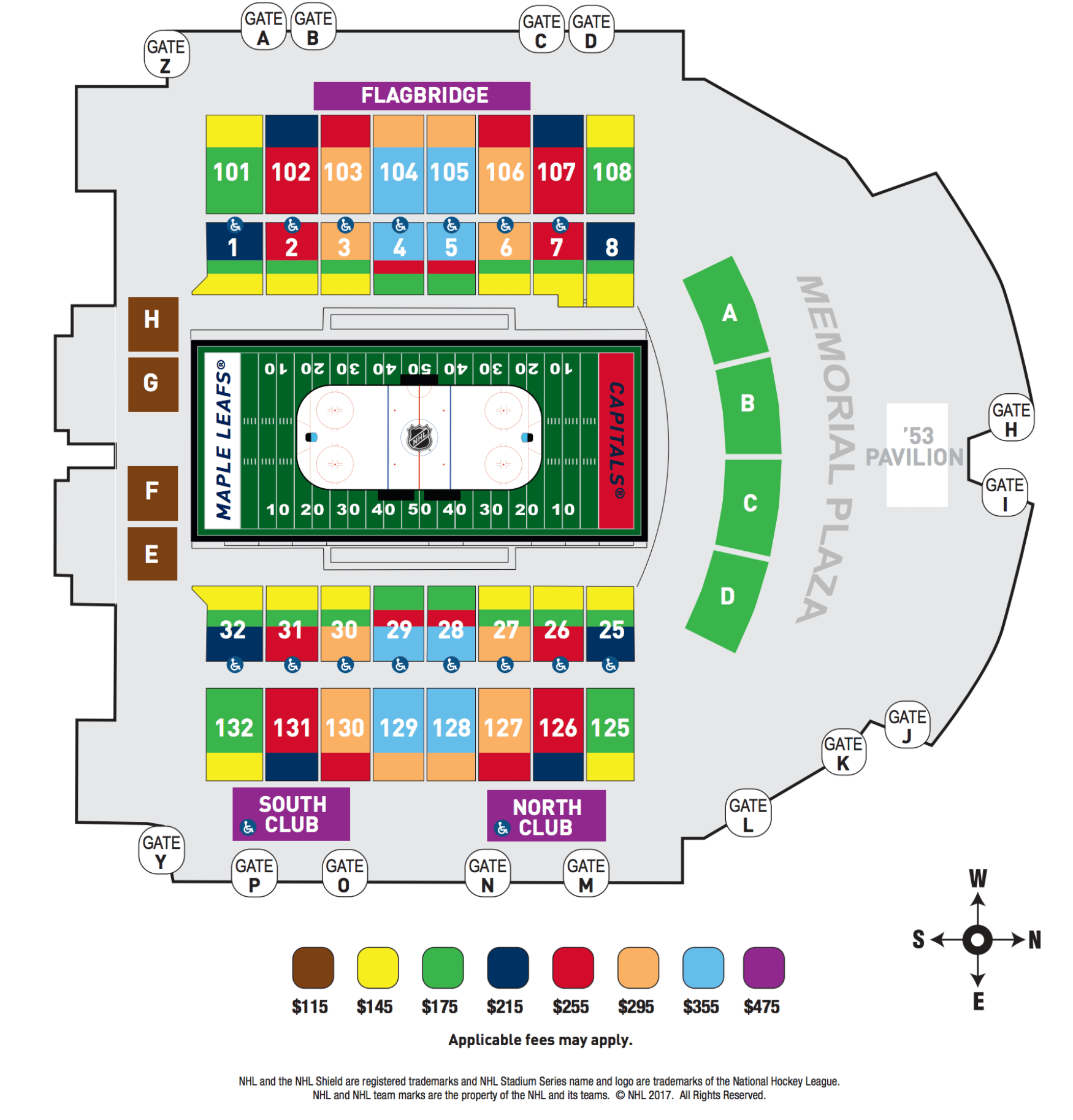 CapsLeafs Stadium Series Seats/Prices Released r/leafs