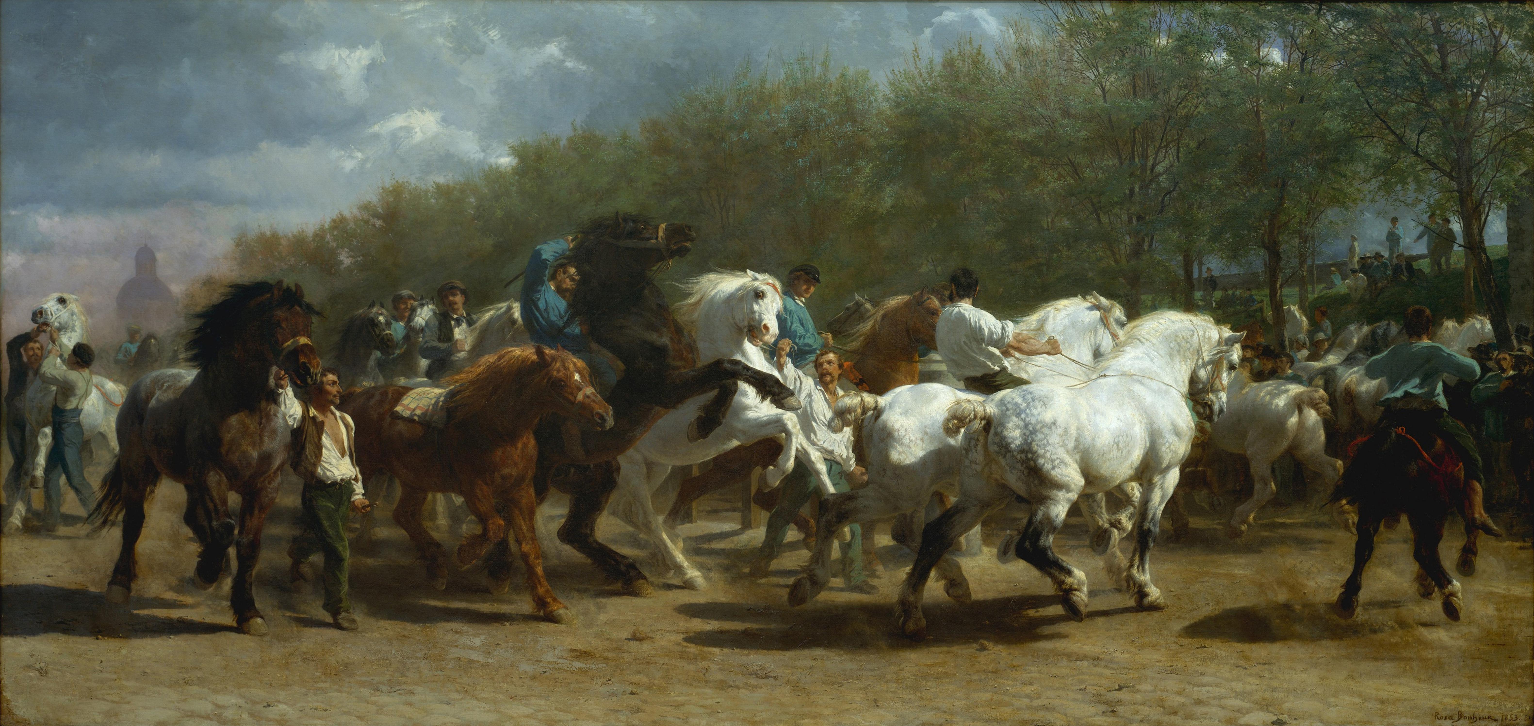 Rosa Bonheur The Horse Fair (1853) r/museum