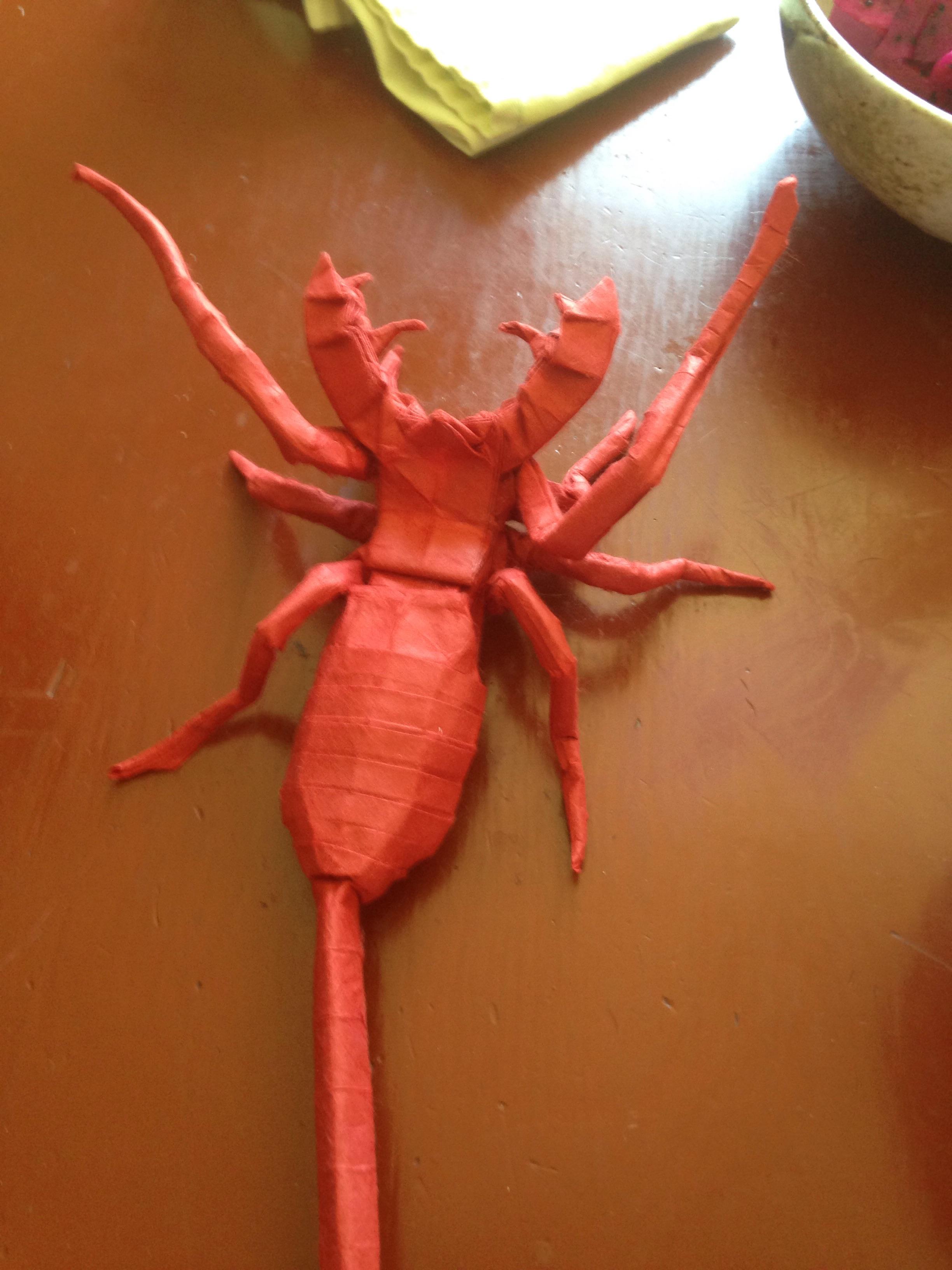 Vinegaroon by Kota imai r/origami