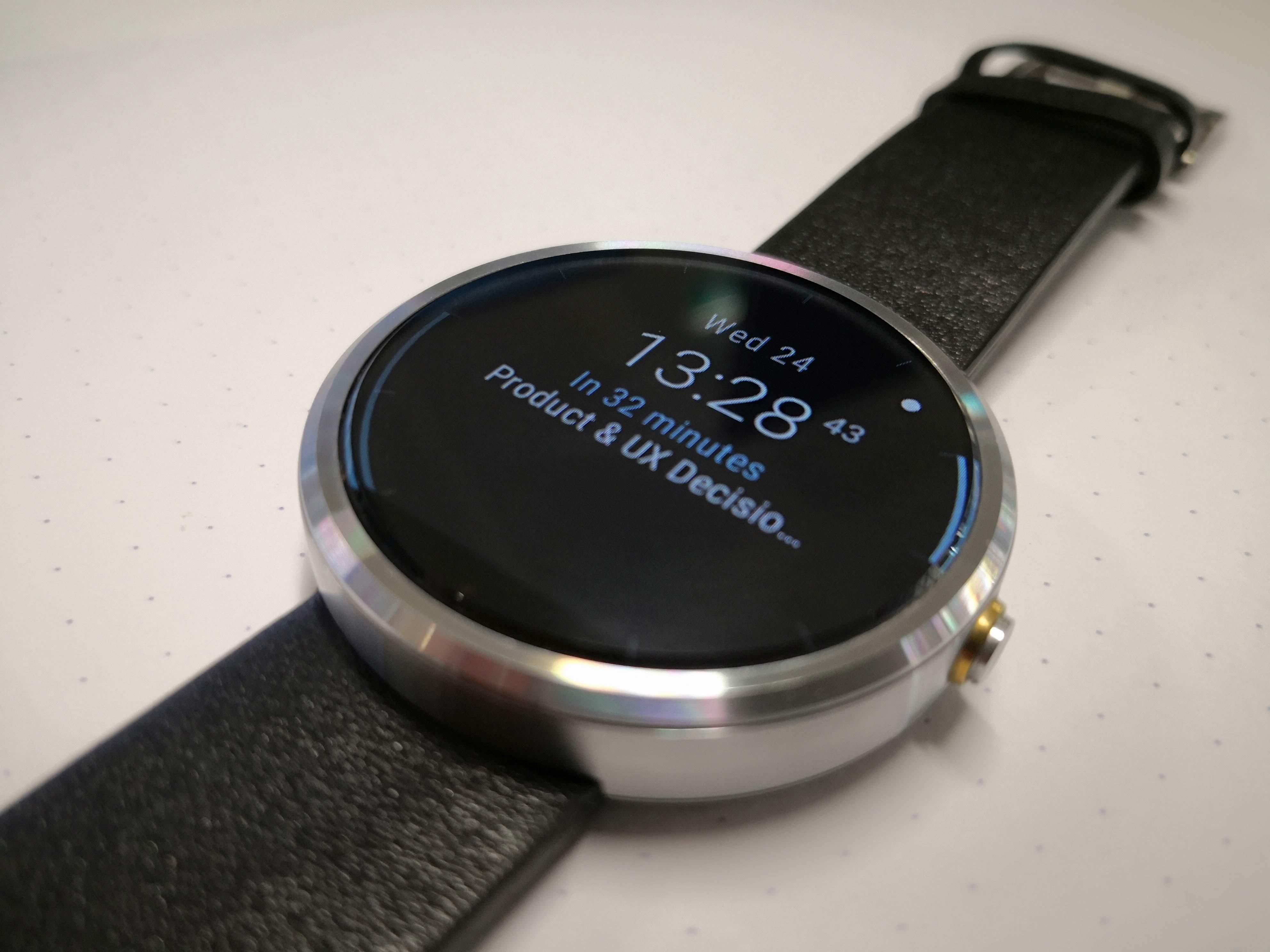 My 1st Gen Moto 360 still holds up. r/AndroidWear