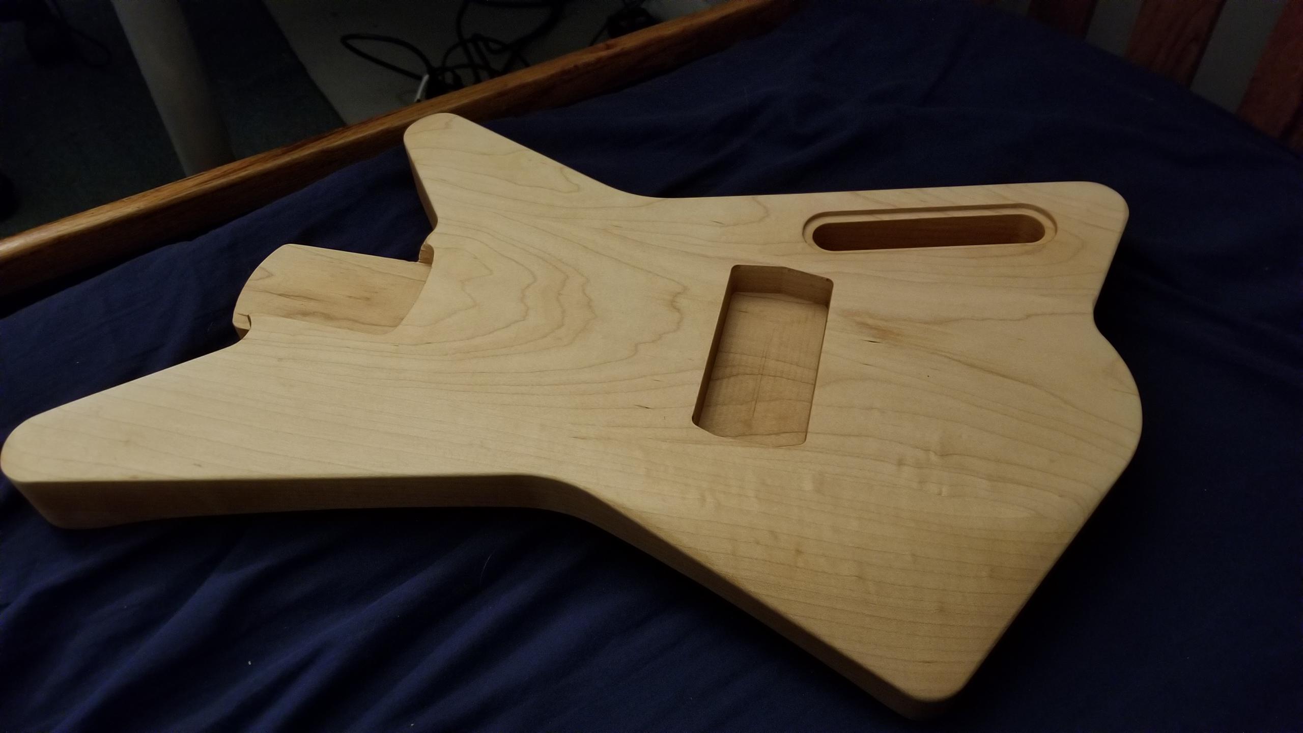 Carved and finished in beeswax+mineral oil finish r/Luthier