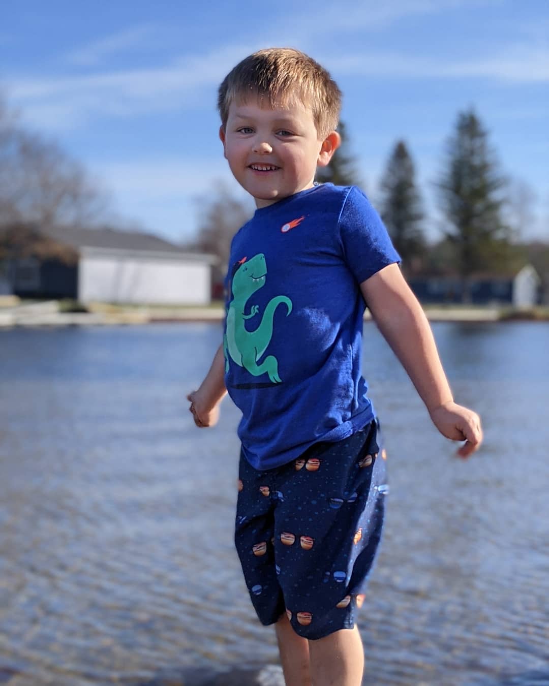 Swimming in Lake St. Helen on November 7th. Freakish weather in