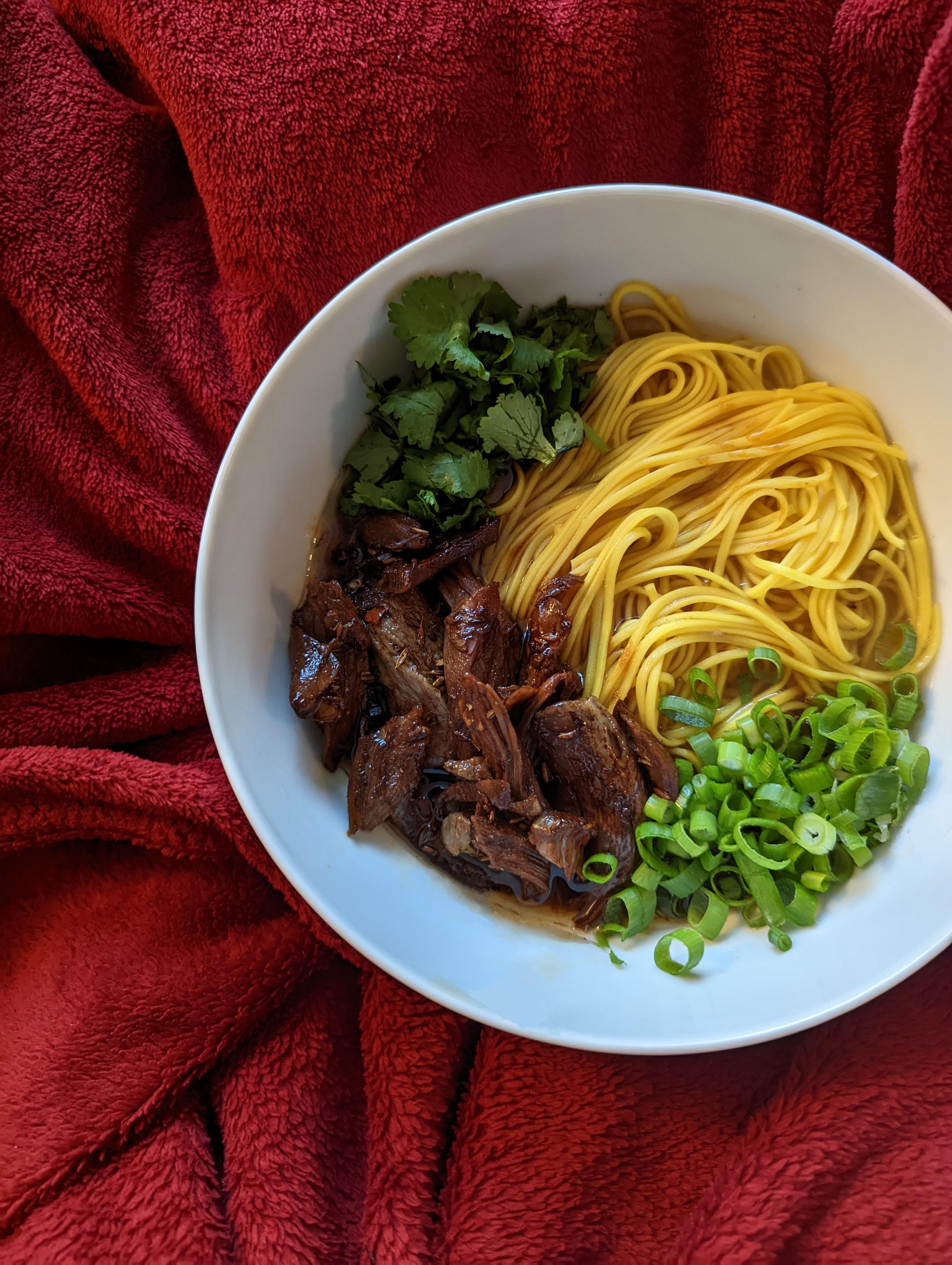 Week 29 Shredded Shredded Lamb Noodle Soup r/52weeksofcooking