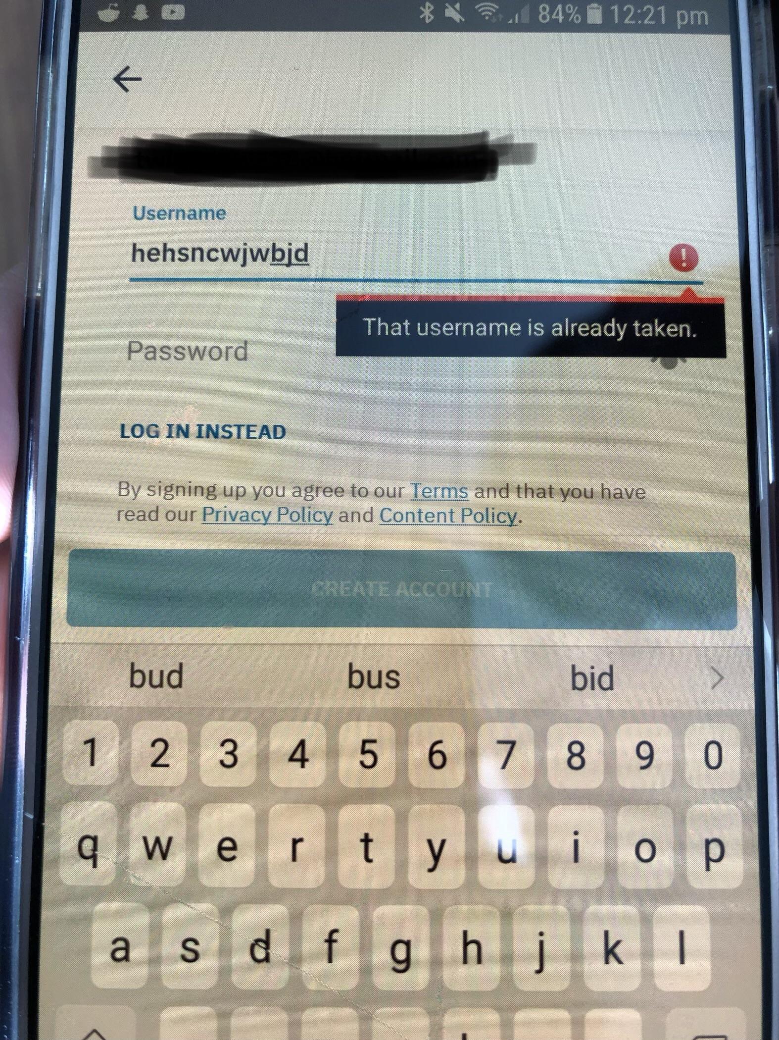 WTF Reddit sign up. mildlyinfuriating