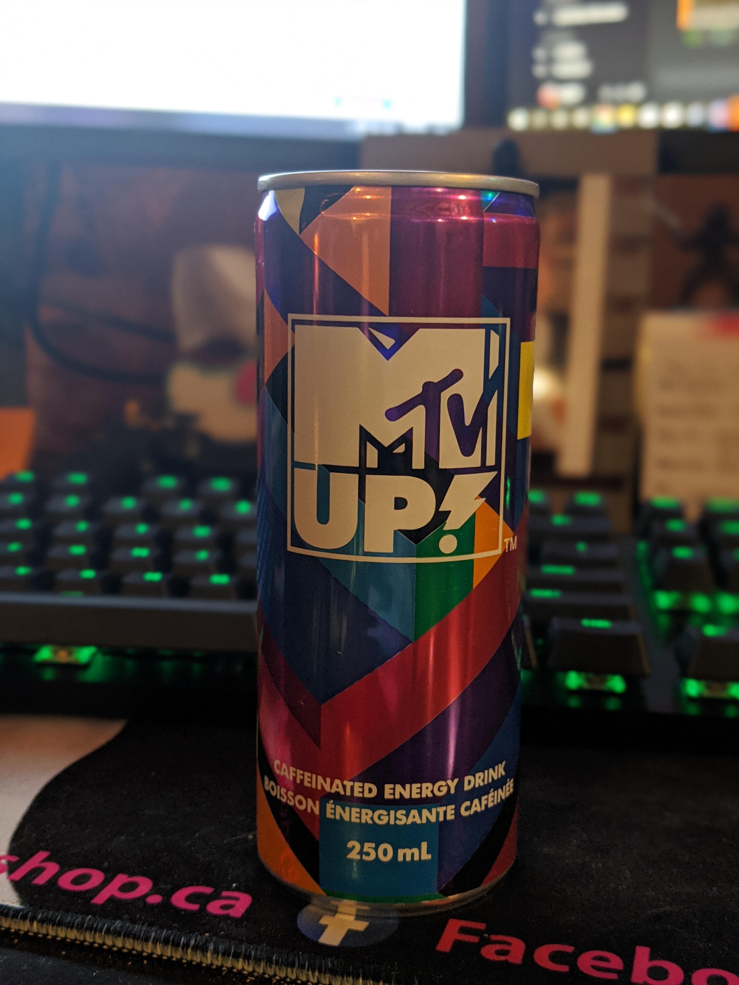 MTV UP! Energy Drink r/energydrinks