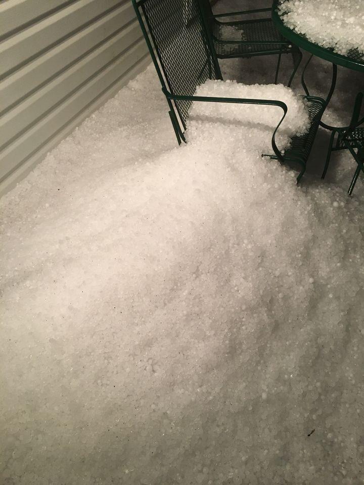 Hail Storm in Greenville, MO 03/01/2020 r/pics