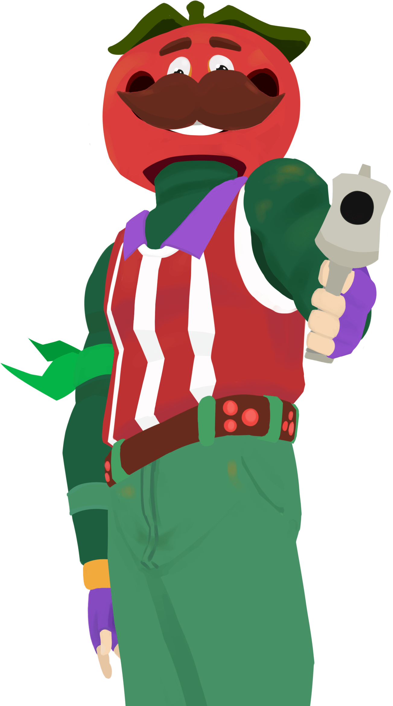 tomato man fan art (by me) r/FortNiteBR