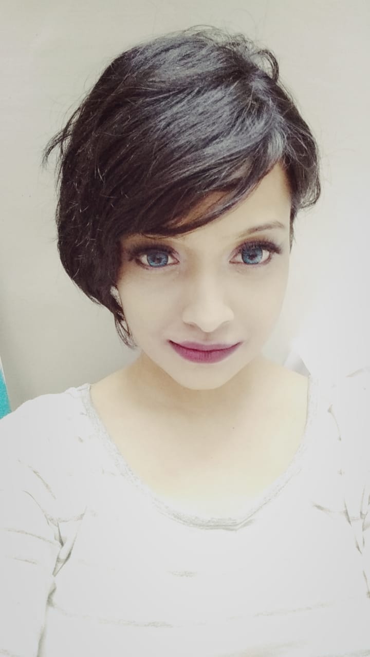[Self] Asymmetrical short hair love. shorthairedhotties